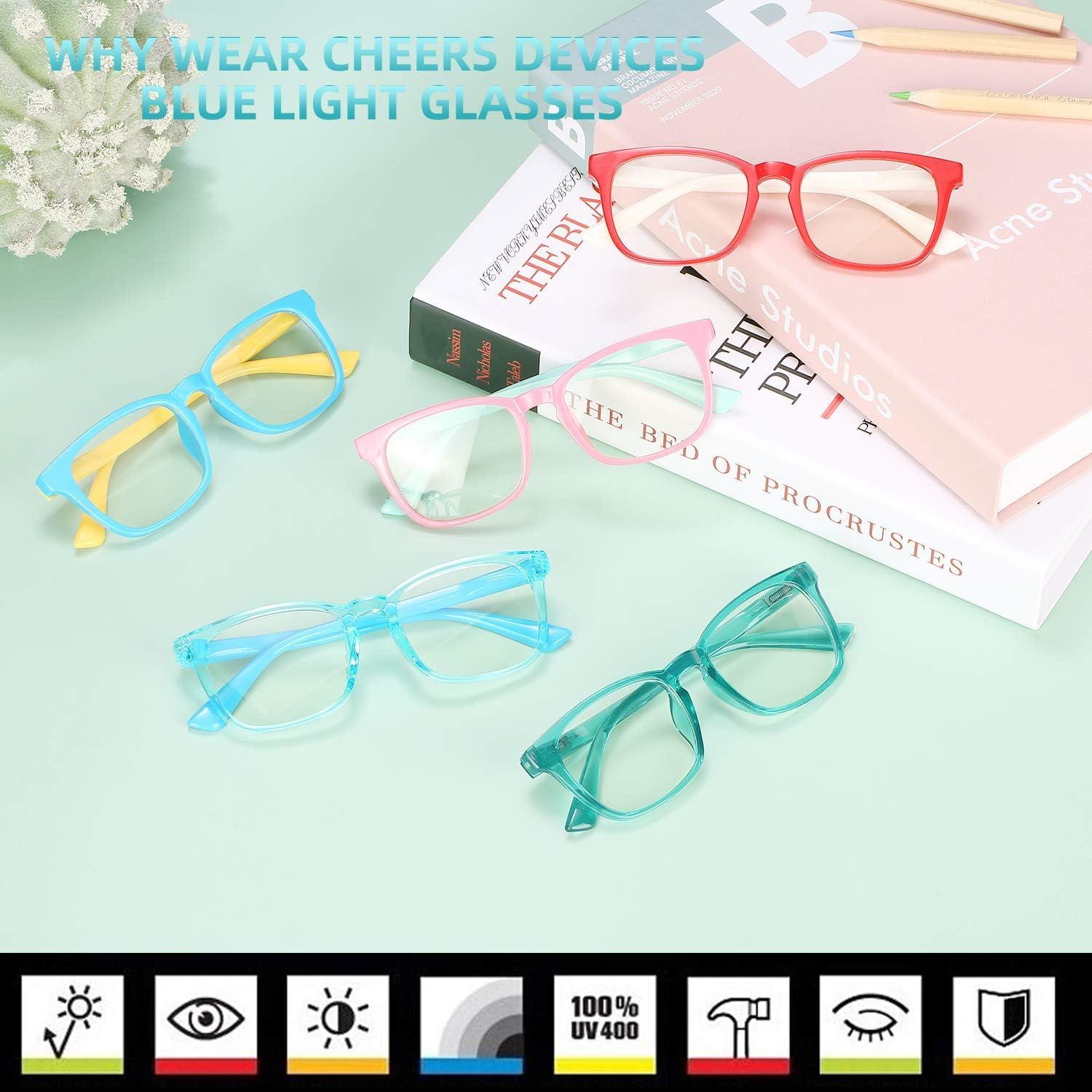 Gafas bloqueadoras luz azul CHEERS DEVICES para niños 6-12 años