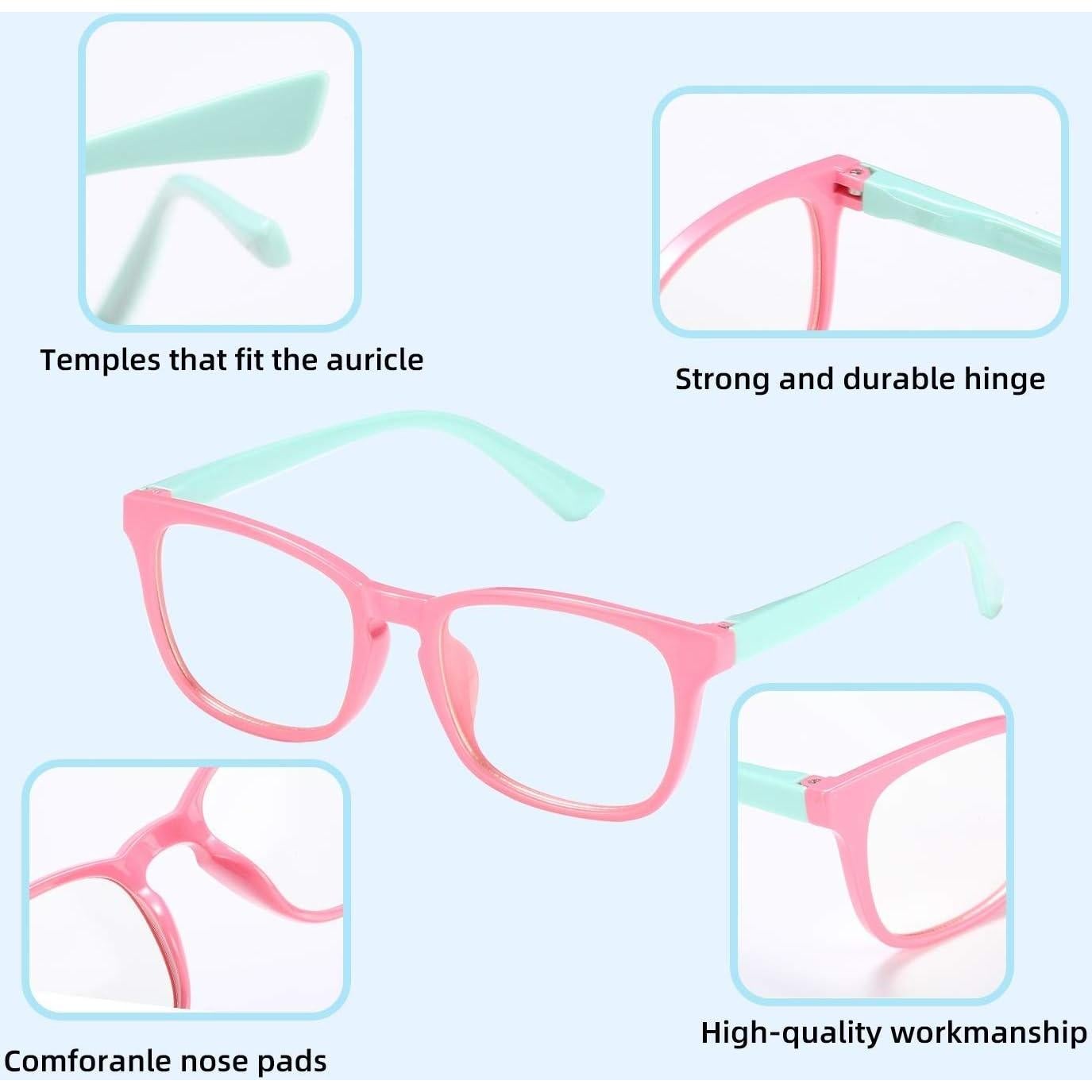 Gafas bloqueadoras luz azul CHEERS DEVICES para niños 6-12 años