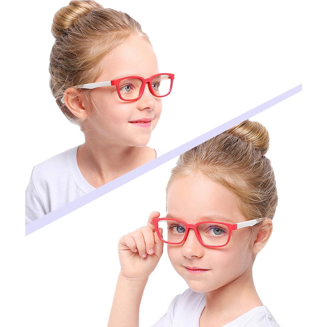 Gafas Anti Luz Azul Niños AHXLL GT8140 3-9 Años (Negro+Azul)