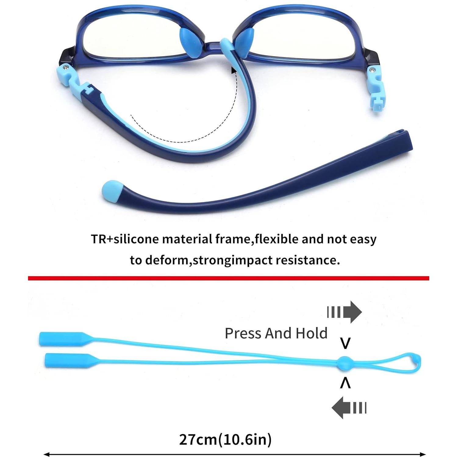 Gafas de Luz Azul JM para Niños 3-10 Años TR90