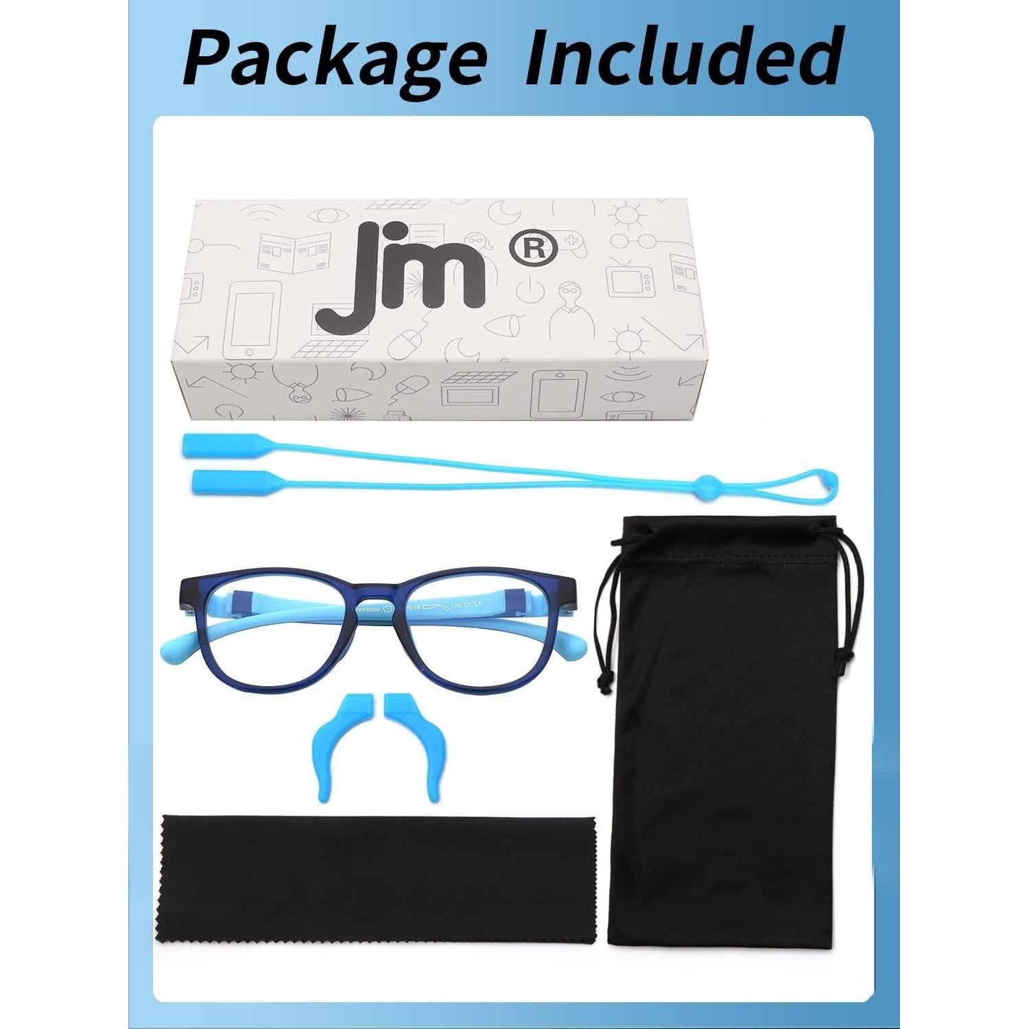 Gafas de Luz Azul JM para Niños 3-10 Años TR90