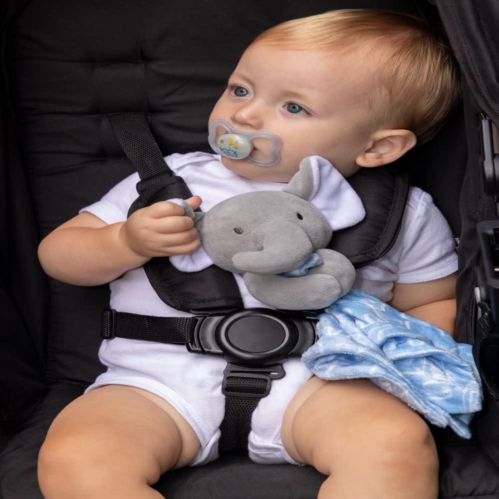 Manta Minky Elefante Azul Esenciales para Bebés Cuna