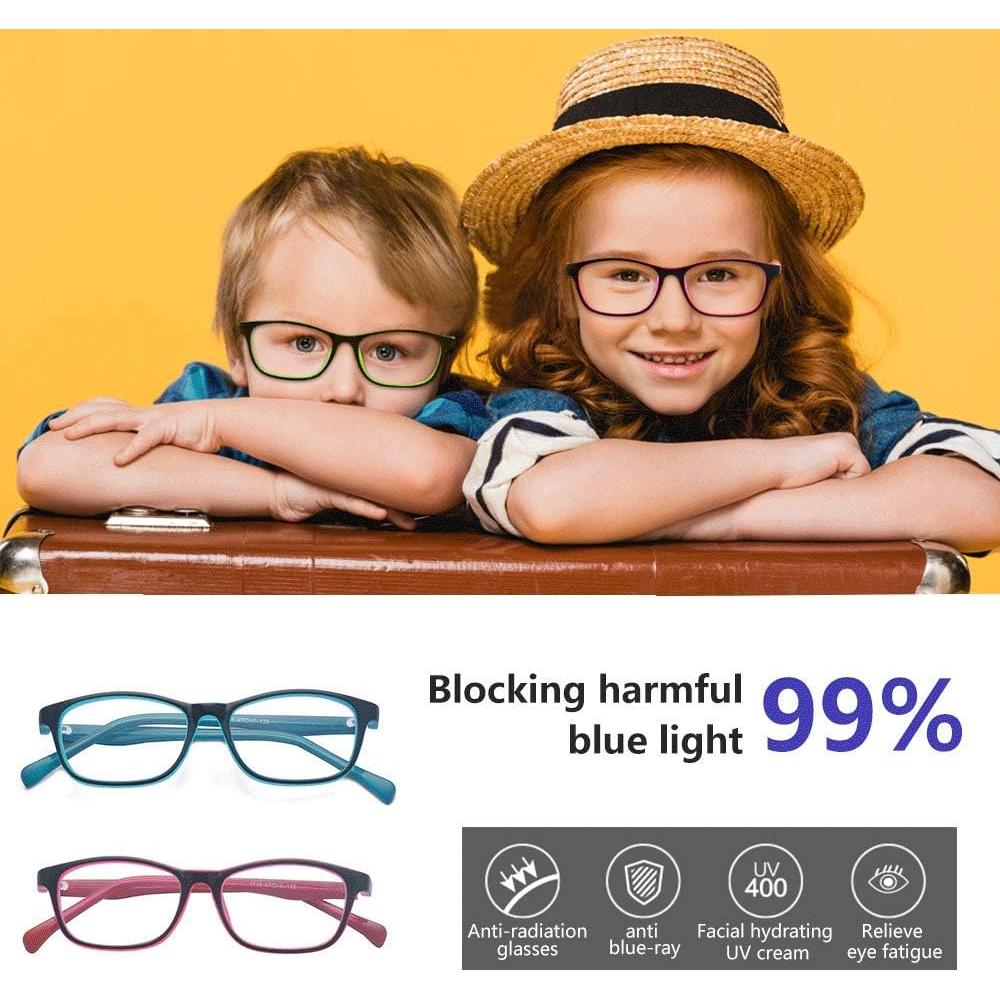 Gafas Anti Luz Azul ALWAYSUV para Niños - Lentes Transparentes