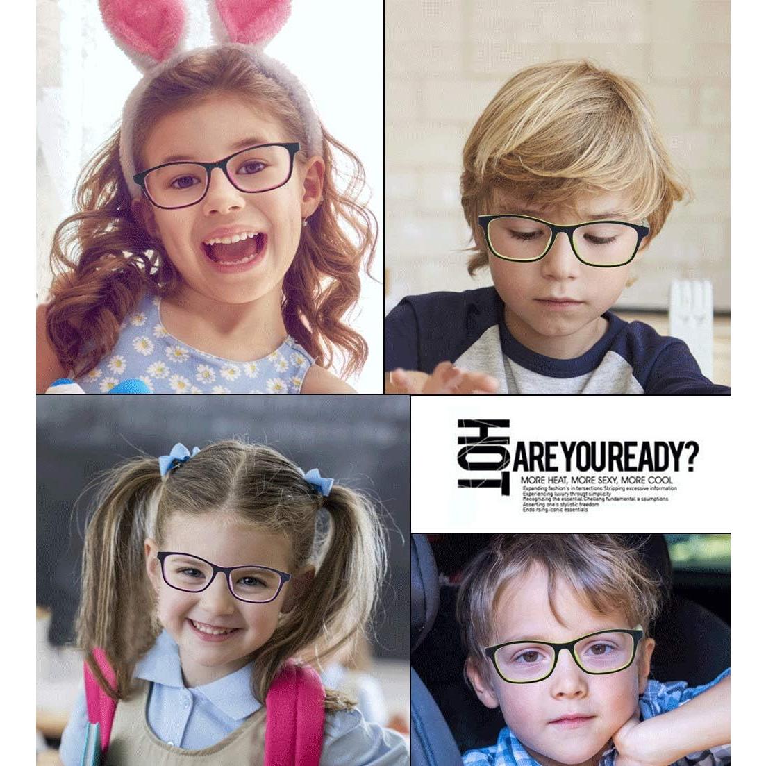 Gafas Anti Luz Azul ALWAYSUV para Niños - Lentes Transparentes