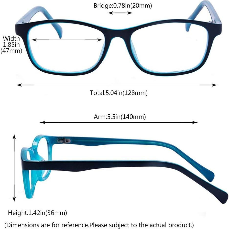 Gafas Anti Luz Azul ALWAYSUV para Niños - Lentes Transparentes