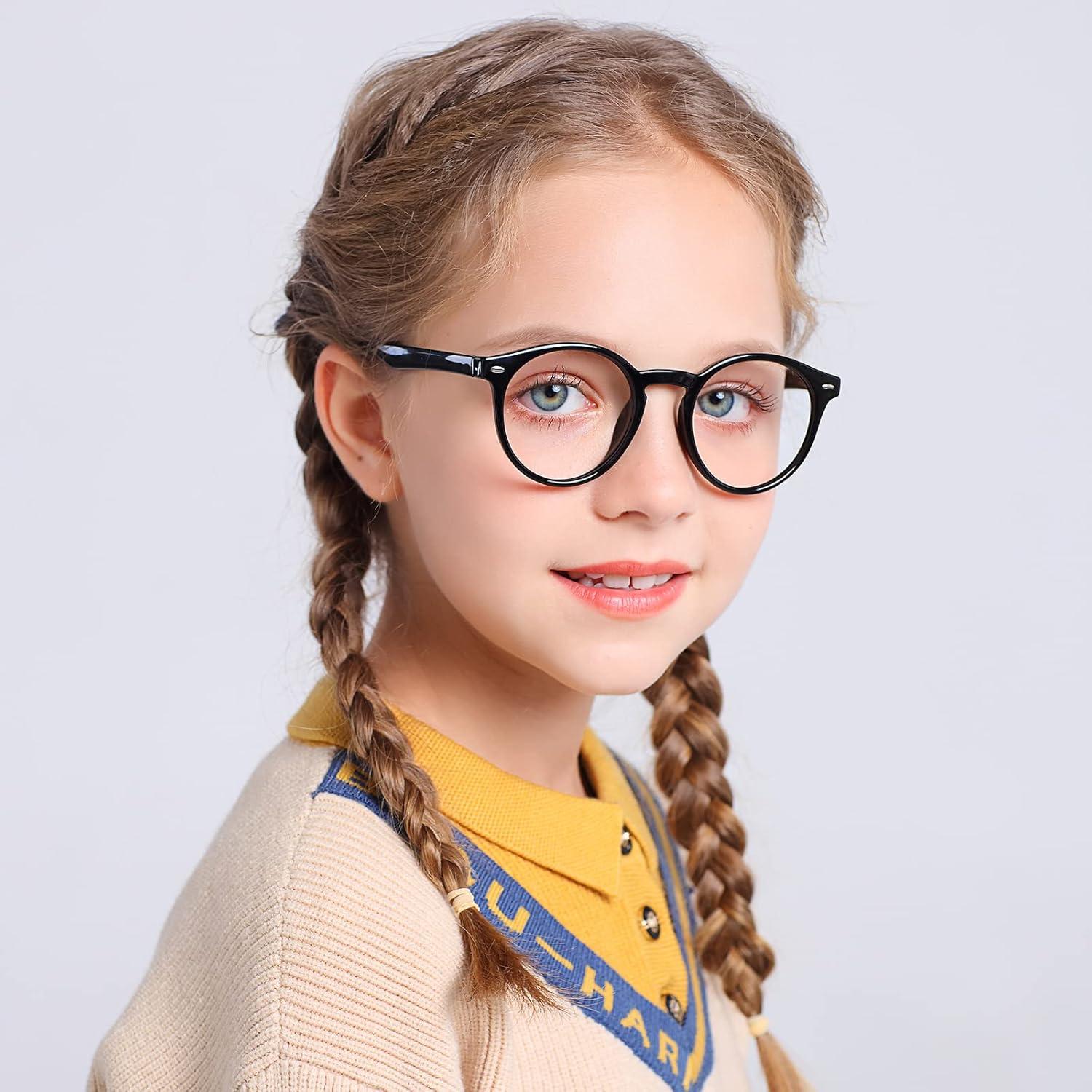 Gafas para Niños SANHOOPOLO Paquete de 3 Bloqueo Luz Azul