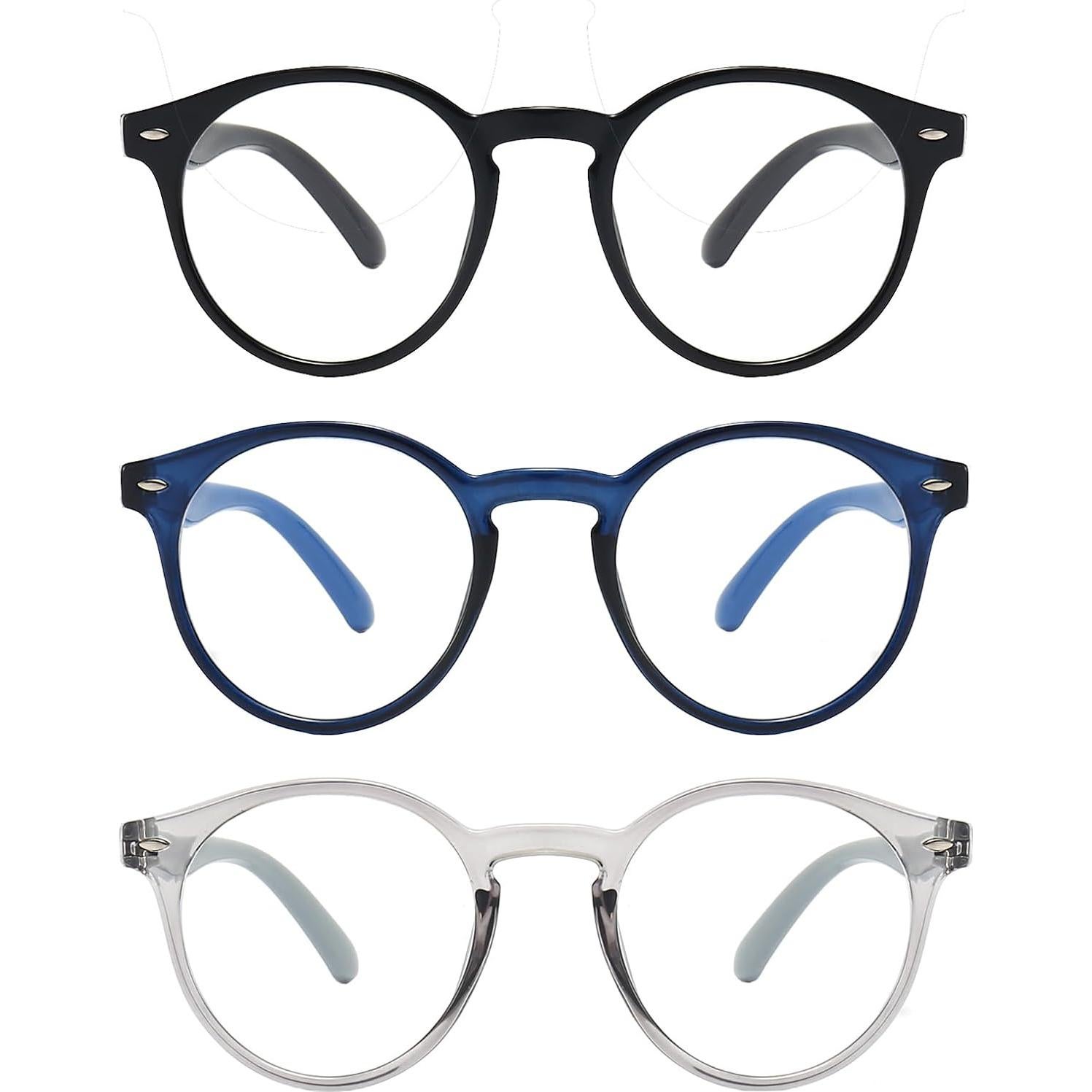 Gafas para Niños SANHOOPOLO Paquete de 3 Bloqueo Luz Azul