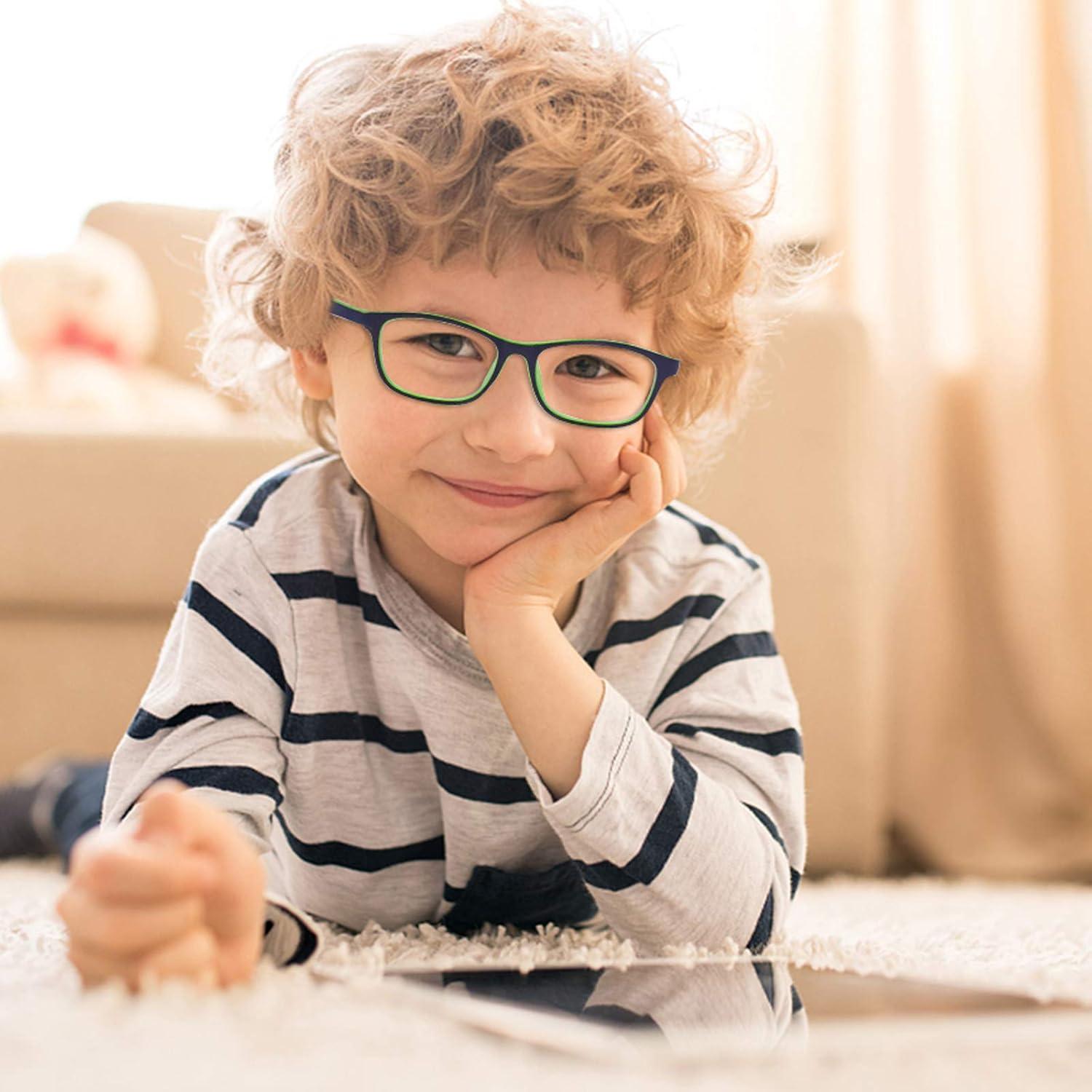 Outray Gafas Anti Luz Azul para Niños Rectangulares UV400