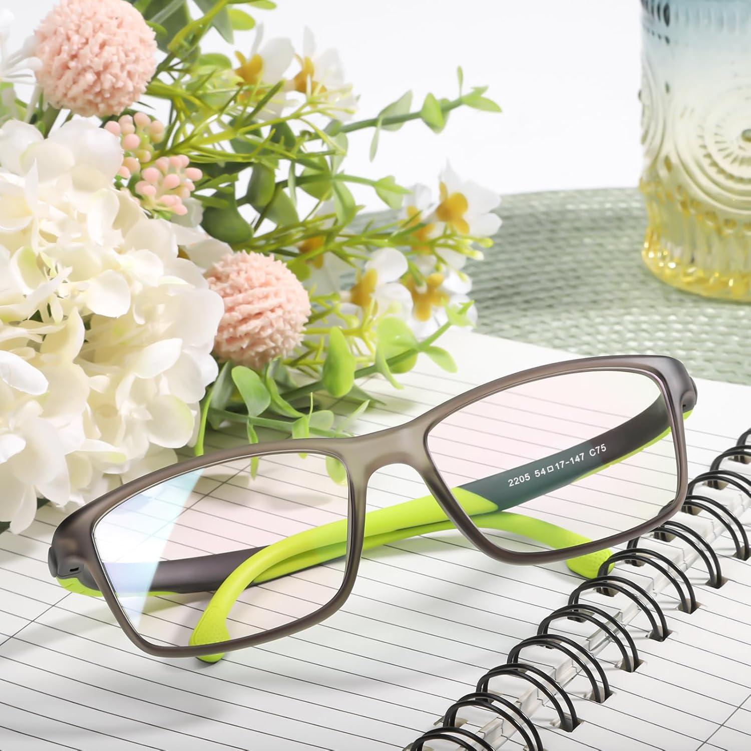 Gafas BiBiBear Bloqueo Luz Azul Niños 6-12 Años Verde