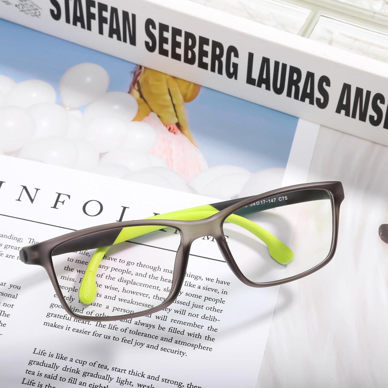 Gafas BiBiBear Bloqueo Luz Azul Niños 6-12 Años Verde