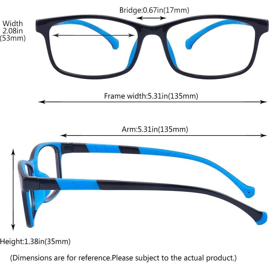 Gafas bloqueadoras luz azul Outray A2228c3 para adolescentes