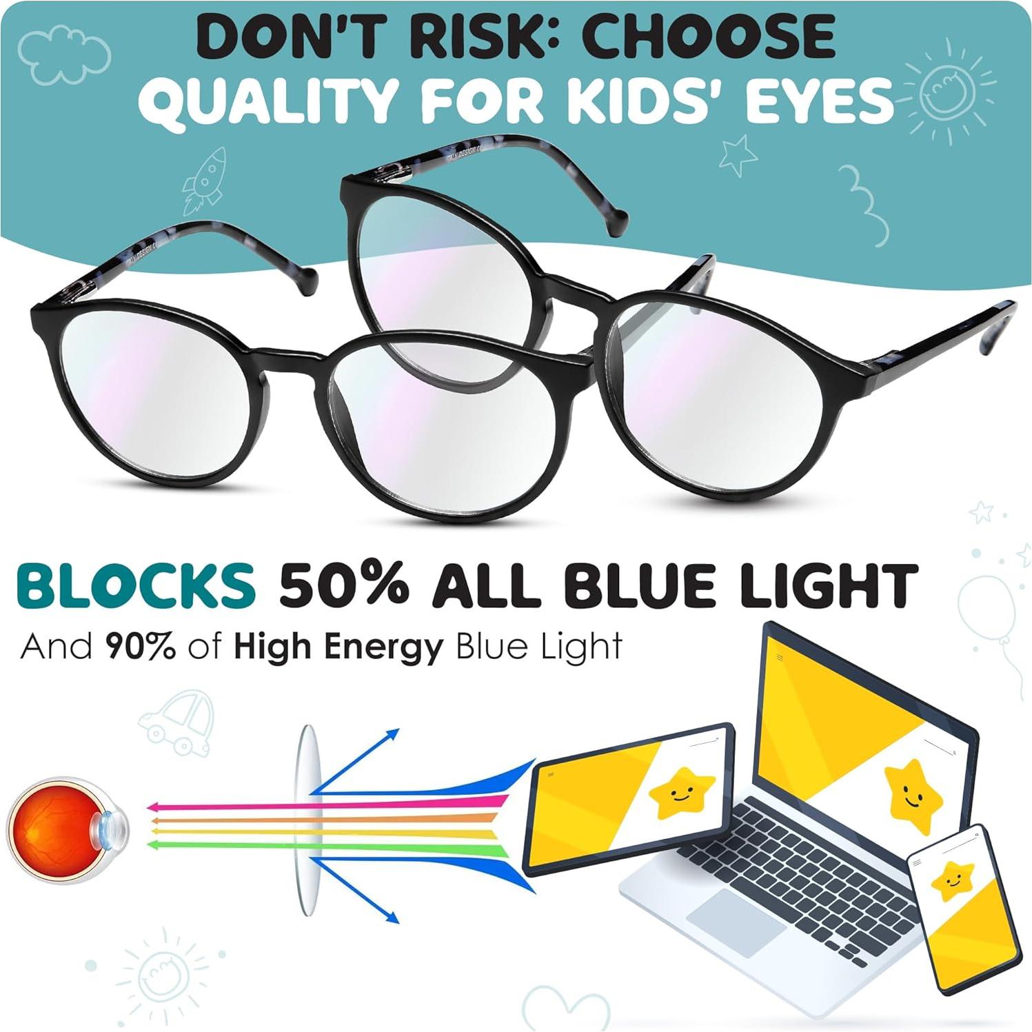Gafas bloqueadoras luz azul Prospek para niños 5-12 años