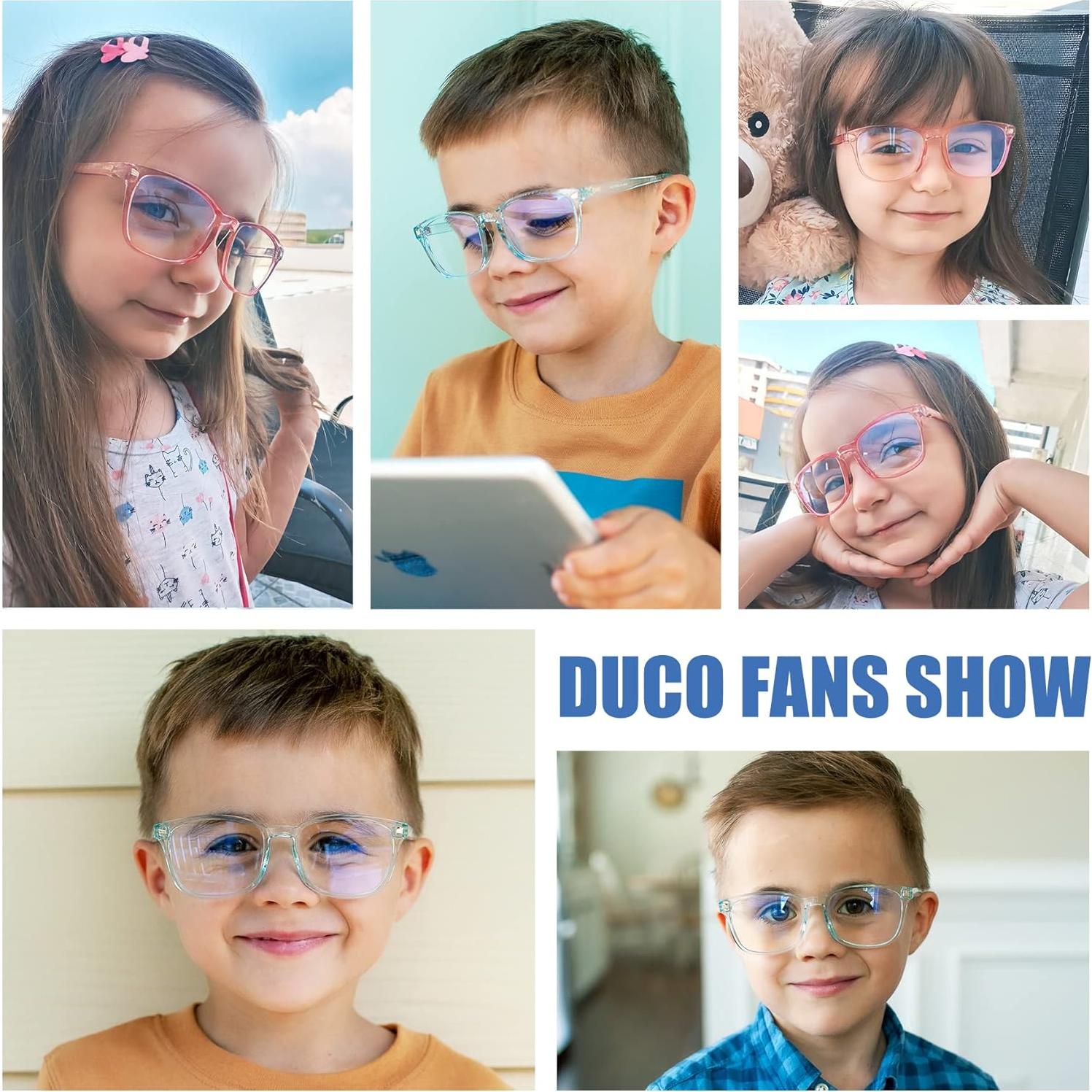 Gafas de luz azul DUCO K028 para niños 6-10 años