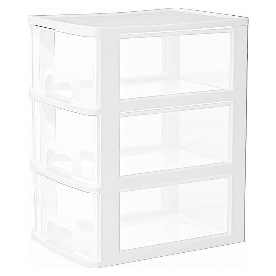 Organizador de Cajones Gonice 3 Cajones Plástico Blanco