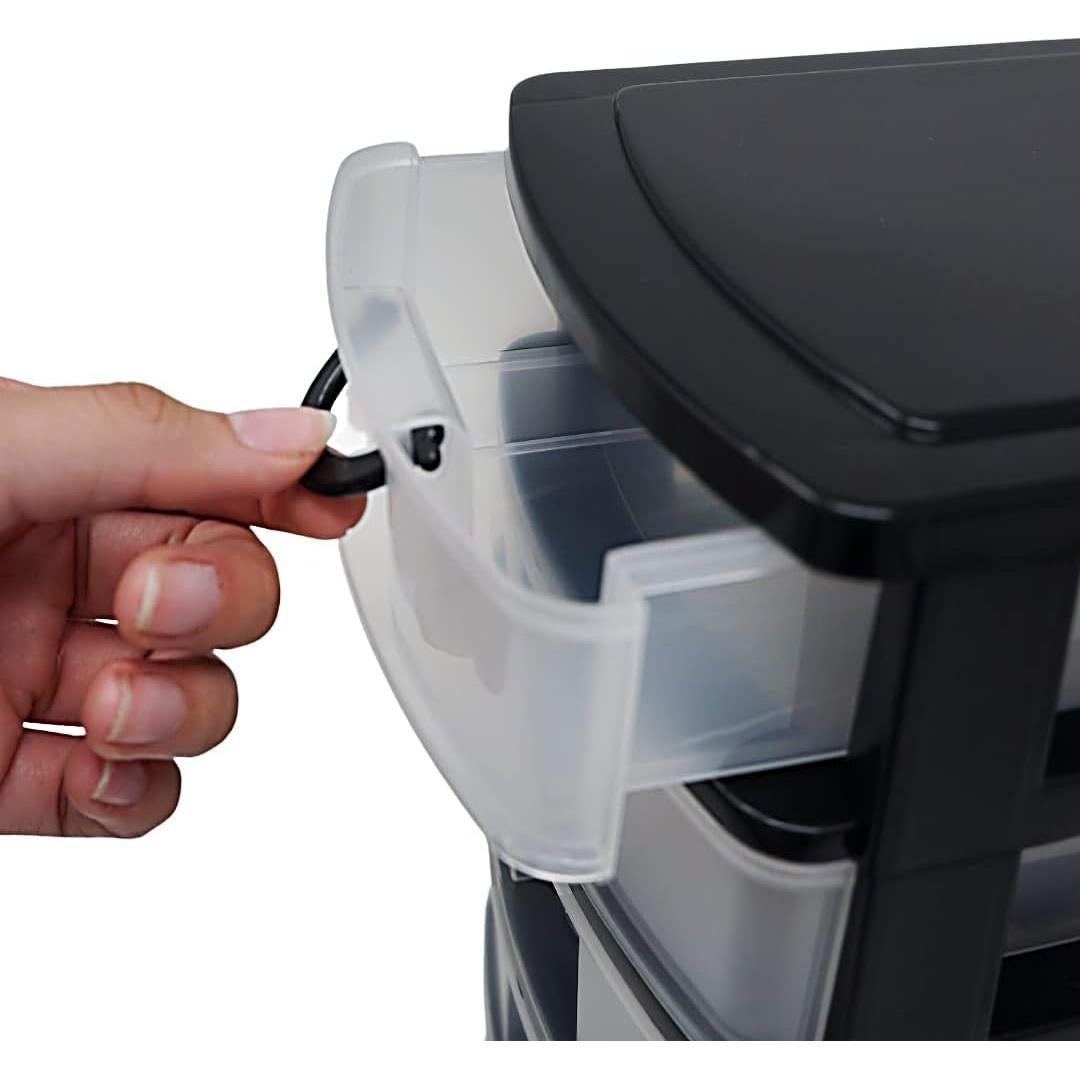 Organizador Massca de 5 Cajones Plástico Transparente