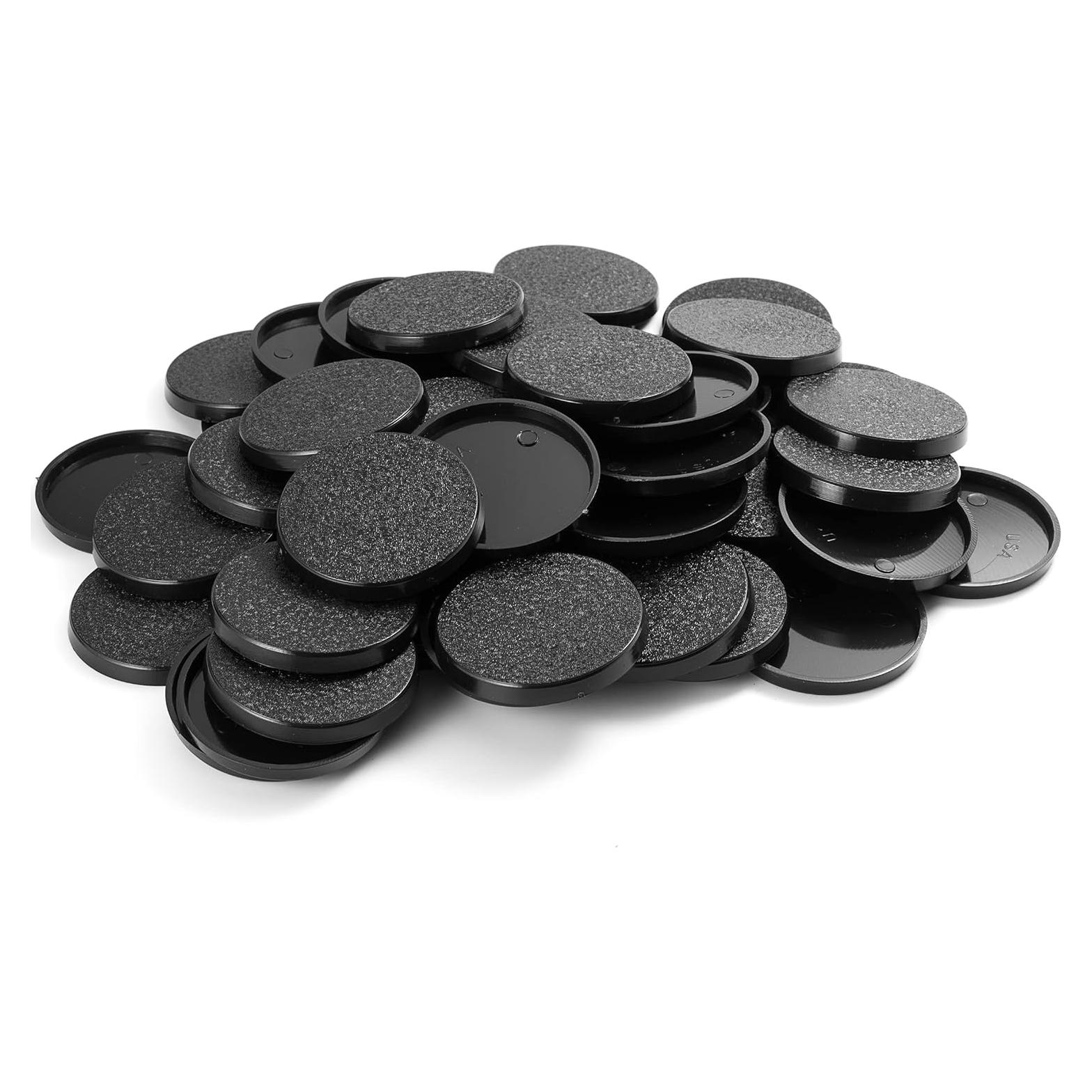 EasyPegs Bases Redondas Plástico Texturizado 40mm 100 Unidades