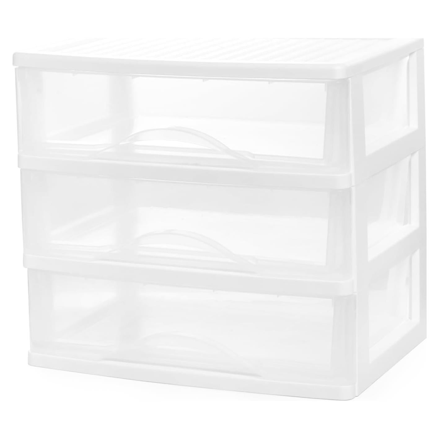 Organizador de Cajones BYCY 3 Cajones Plástico Blanco