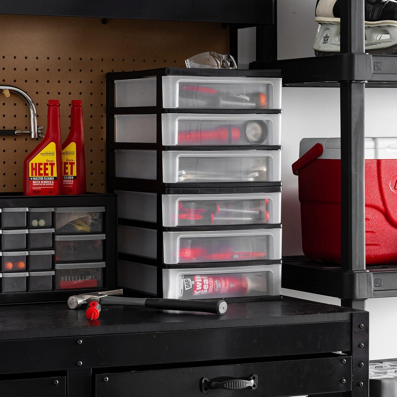 Organizador de Escritorio IRIS USA 3 Cajones Mediano Negro