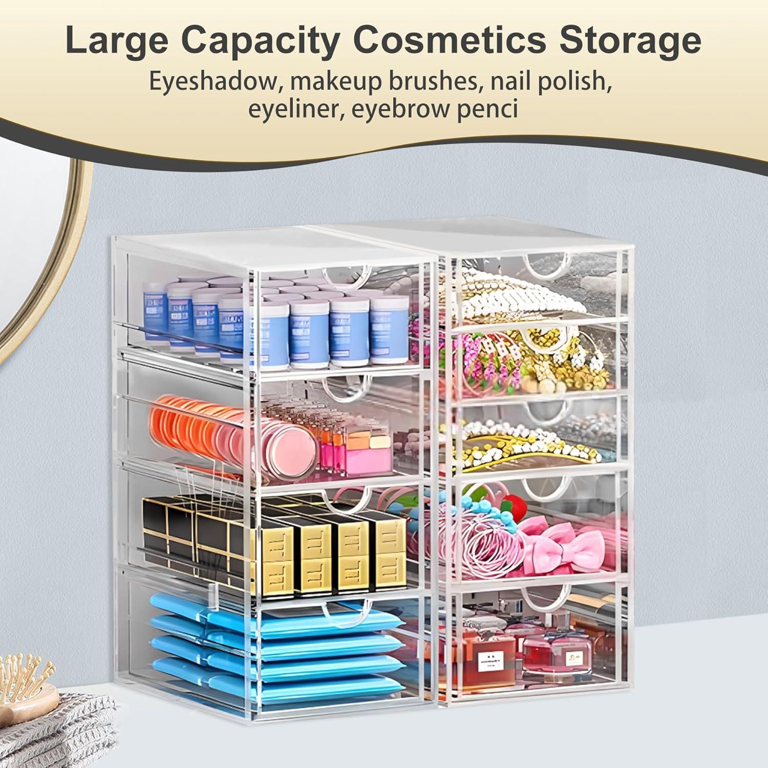 Organizador Acrílico UDUK con 10 Cajones Transparentes