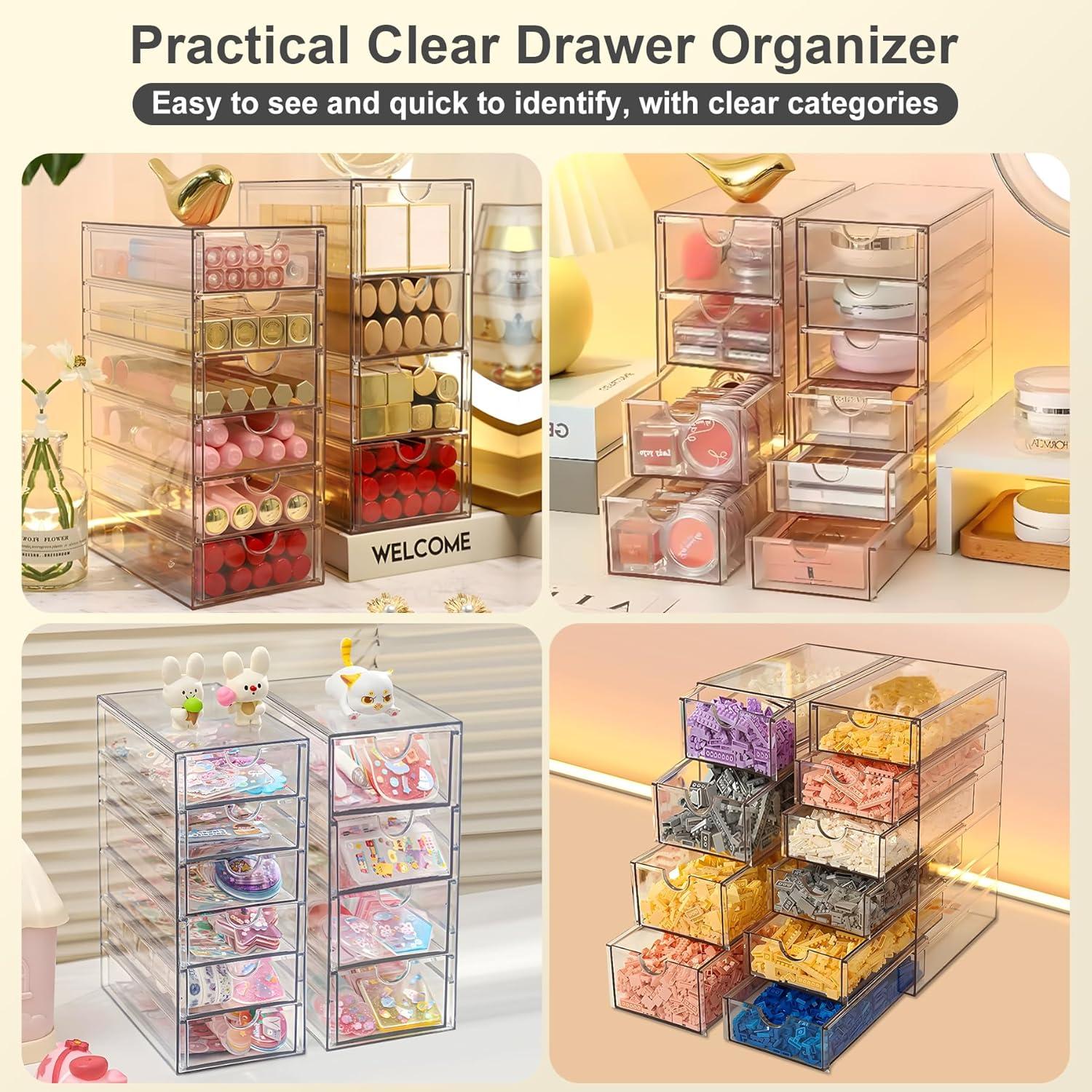 Organizador Acrílico UDUK con 10 Cajones Transparentes