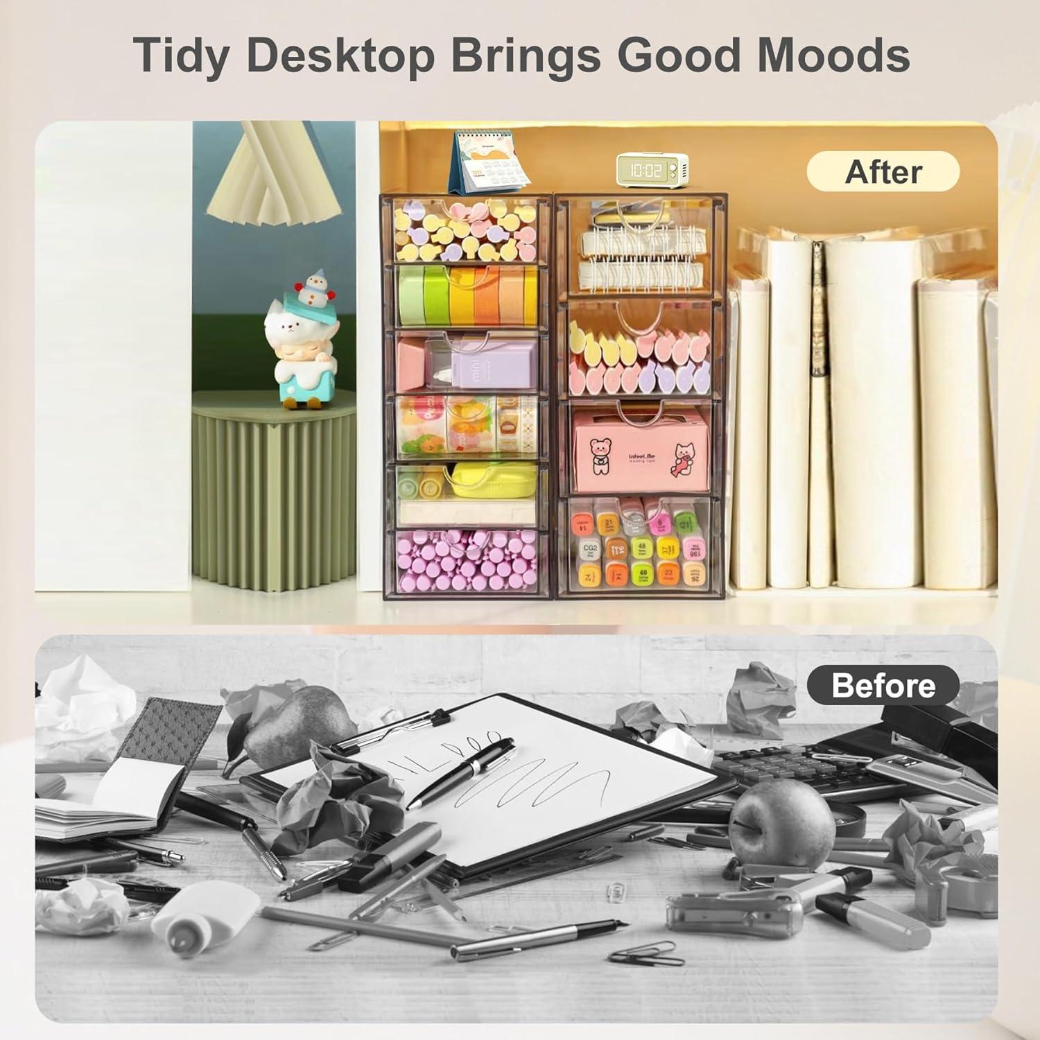 Organizador Acrílico UDUK con 10 Cajones Transparentes