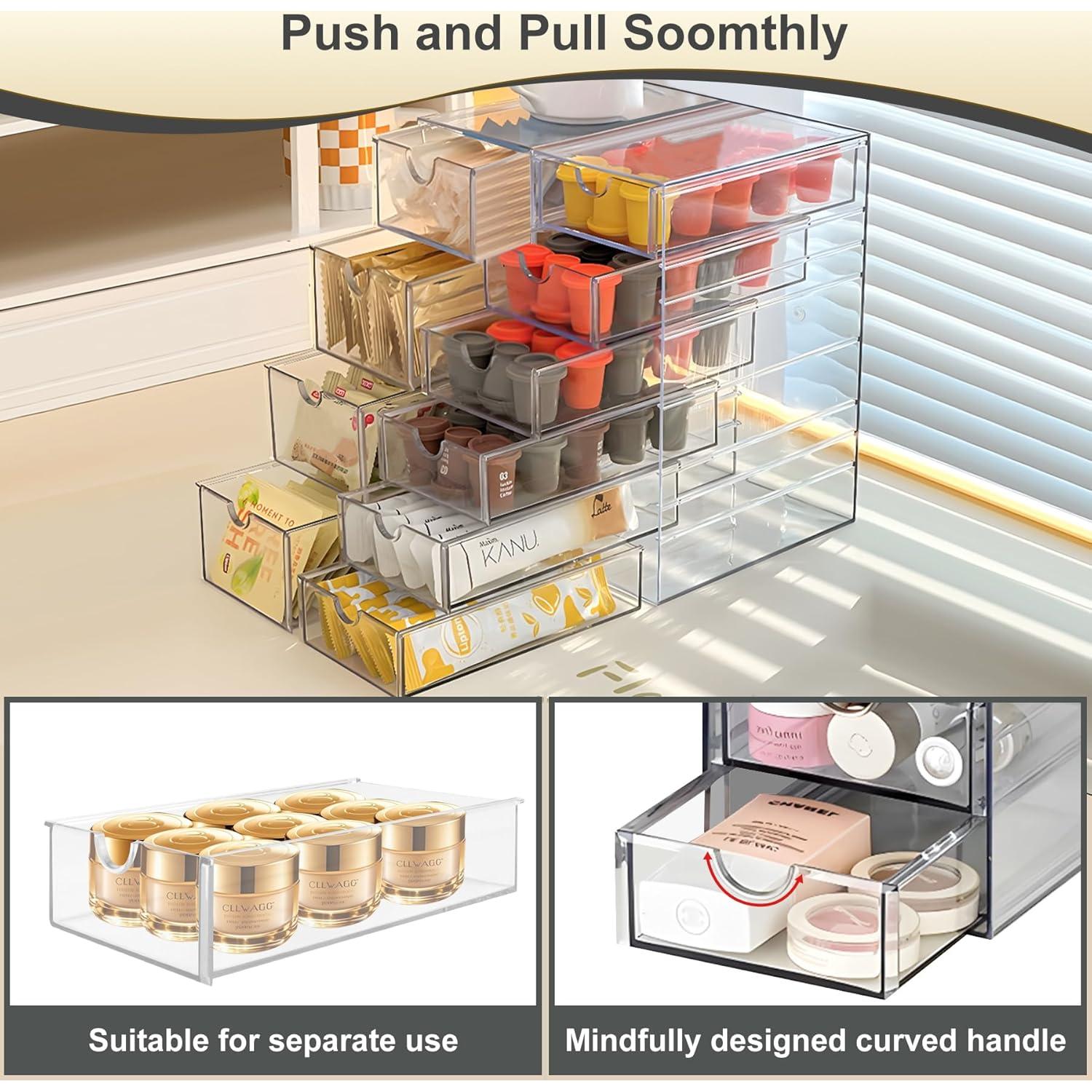 Organizador Acrílico UDUK con 10 Cajones Transparentes