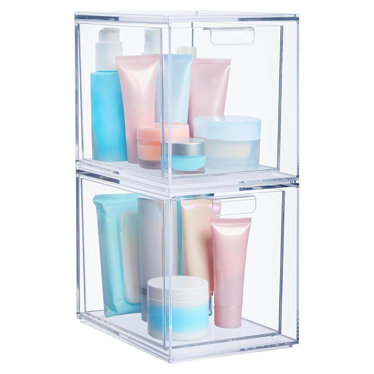 Organizador Apilable STORi 2 Piezas Plástico Transparente