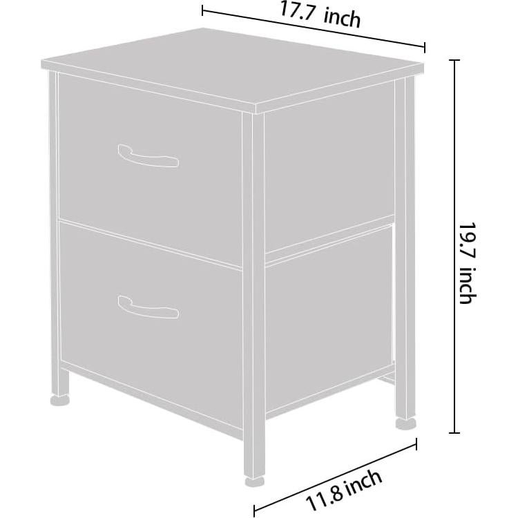 Unidad de Almacenamiento AZL1 Marfil 2 Cajones 50x45 cm