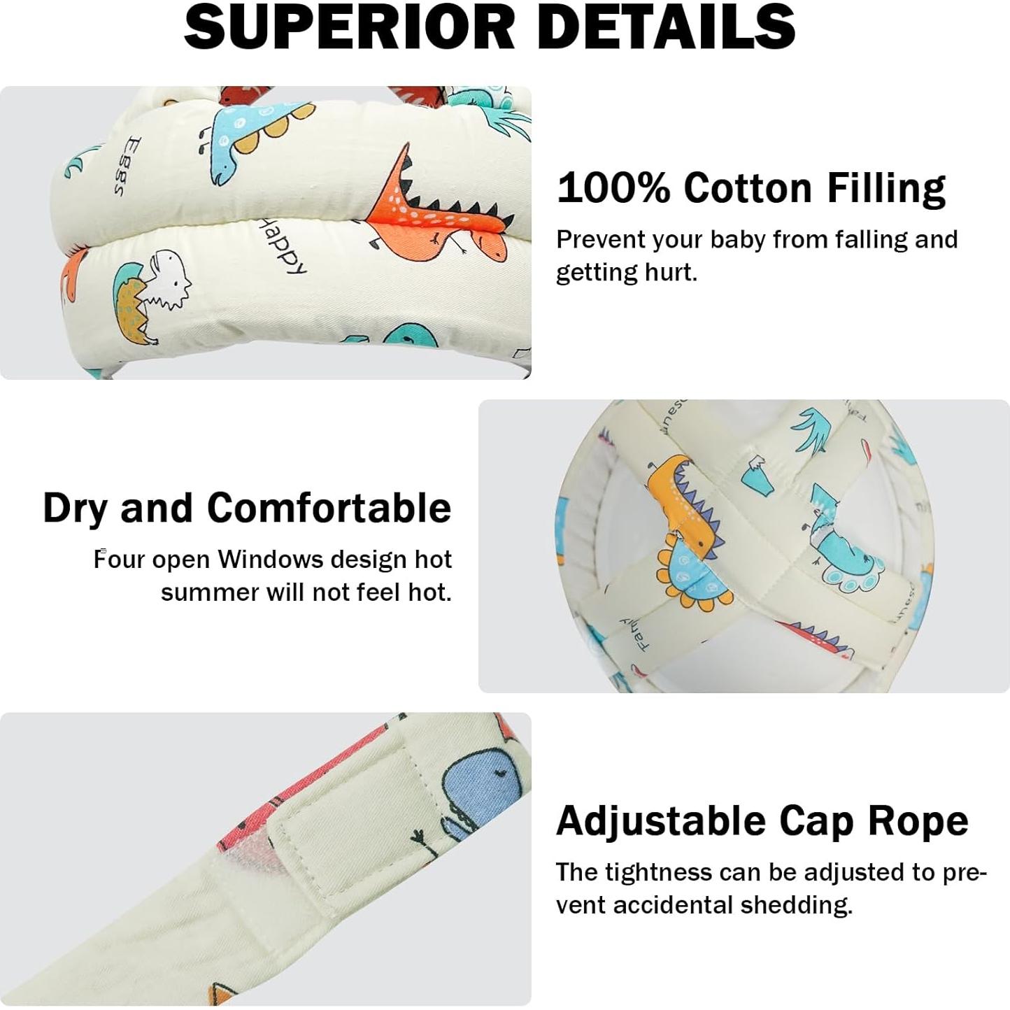 Casco Protector para Bebé Reflyaway Estilo 2 Algodón