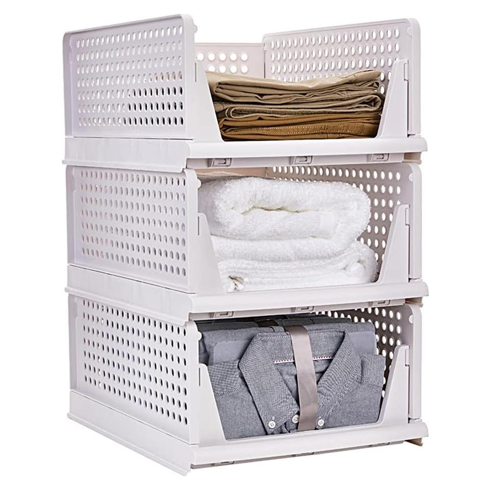 Organizador de Cajones Yazi 3 Piezas Plástico Apilable