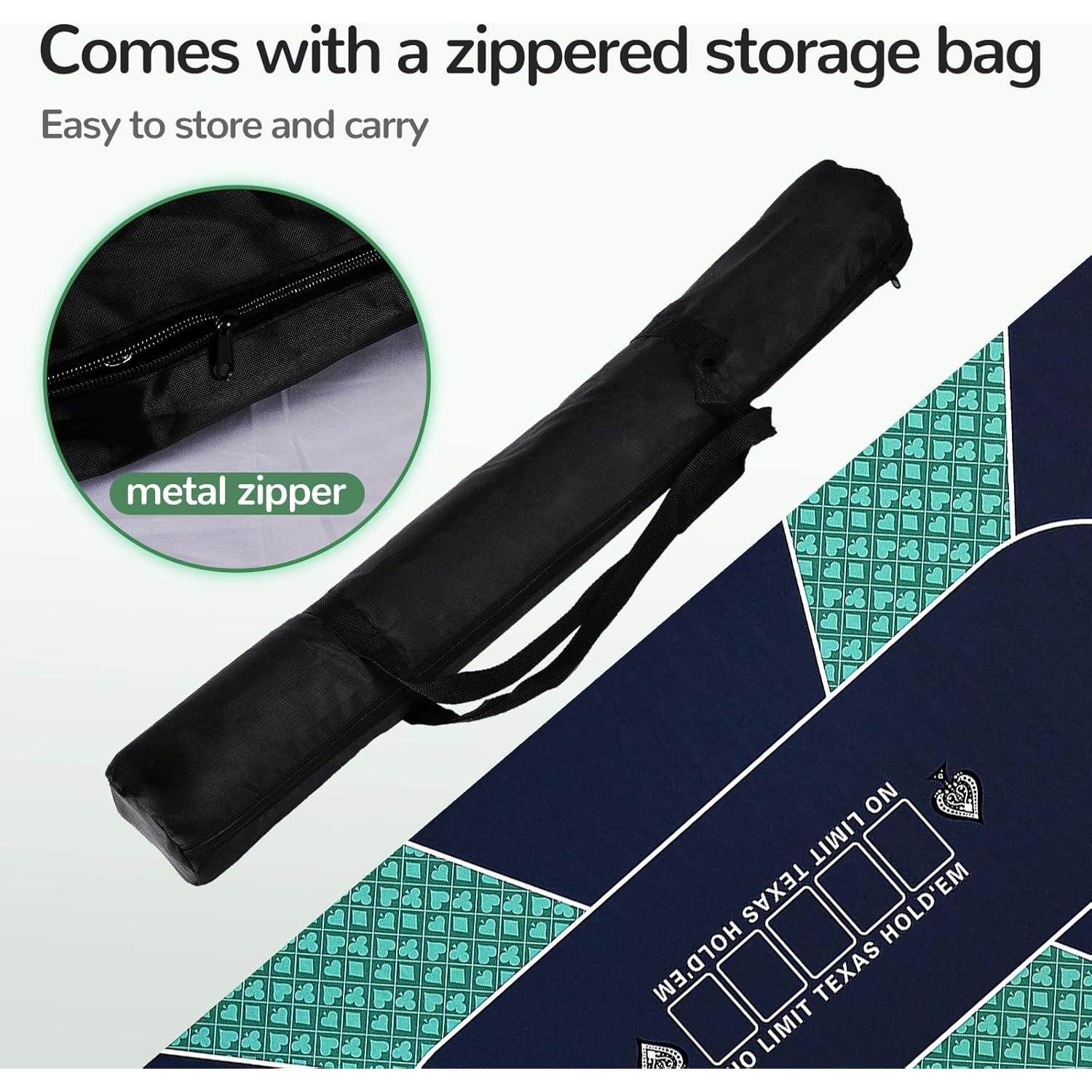 Tapete de Póker FURUISEN 177,8x88,9cm Antideslizante