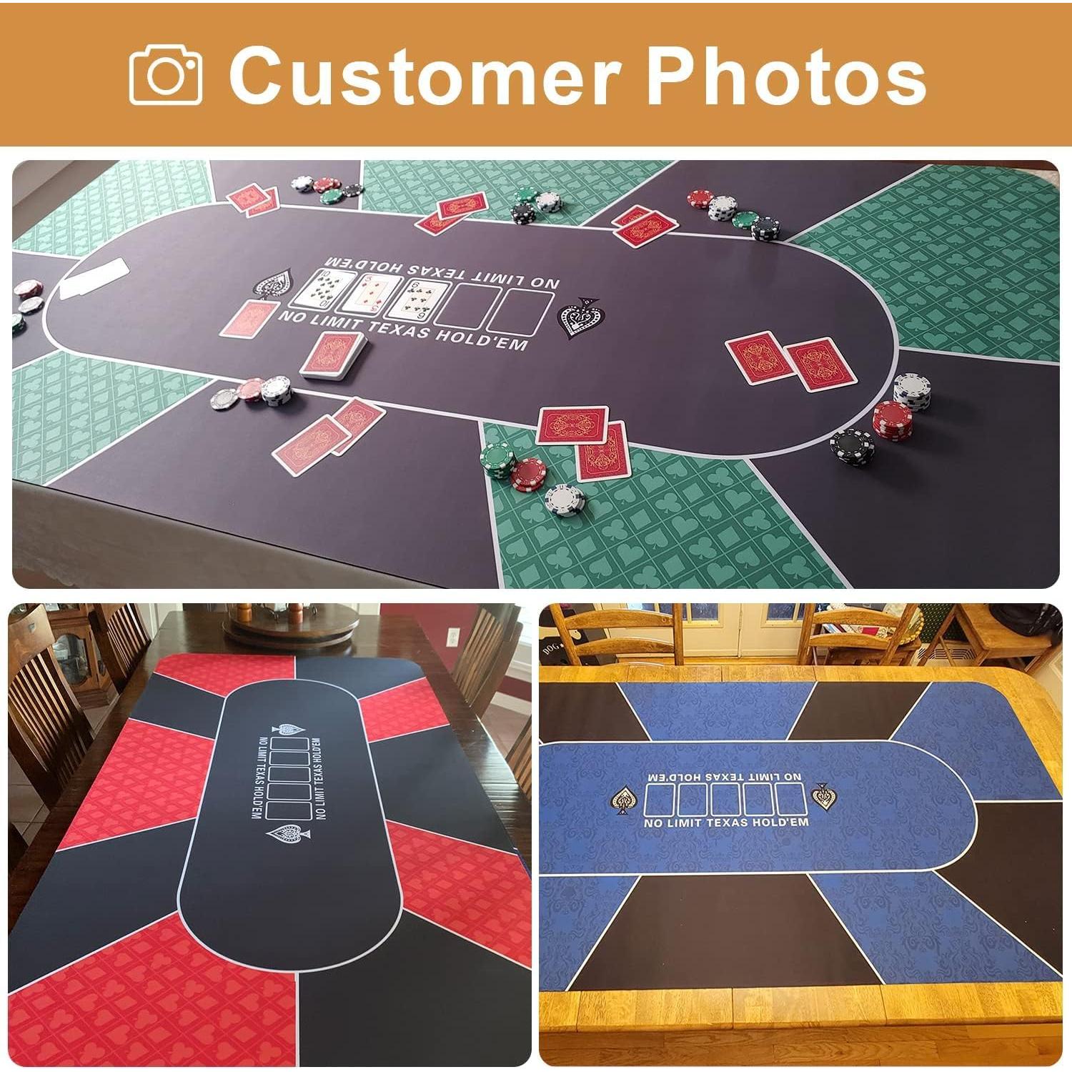 Tapete de Póker FURUISEN 177,8x88,9cm Antideslizante