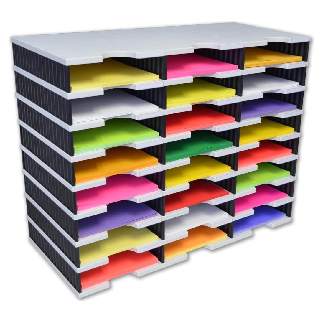 Organizador de Escritorio Ultimate Office 24 Compartimentos Gris