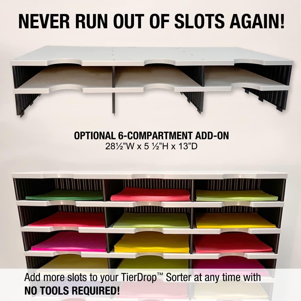 Organizador de Escritorio Ultimate Office 24 Compartimentos Gris