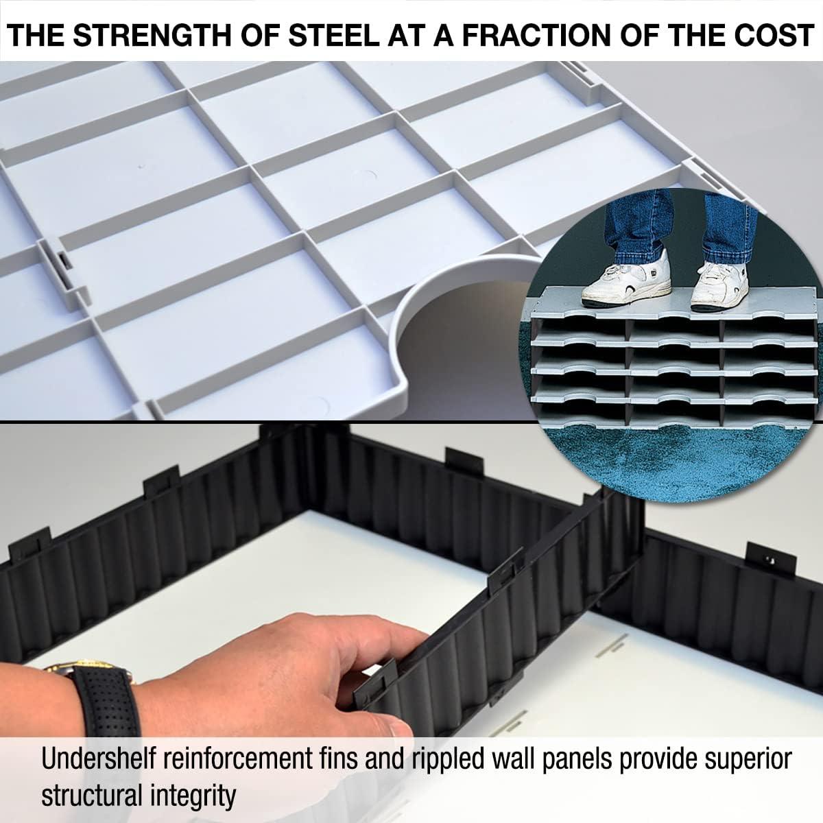 Organizador de Escritorio Ultimate Office 24 Compartimentos Gris