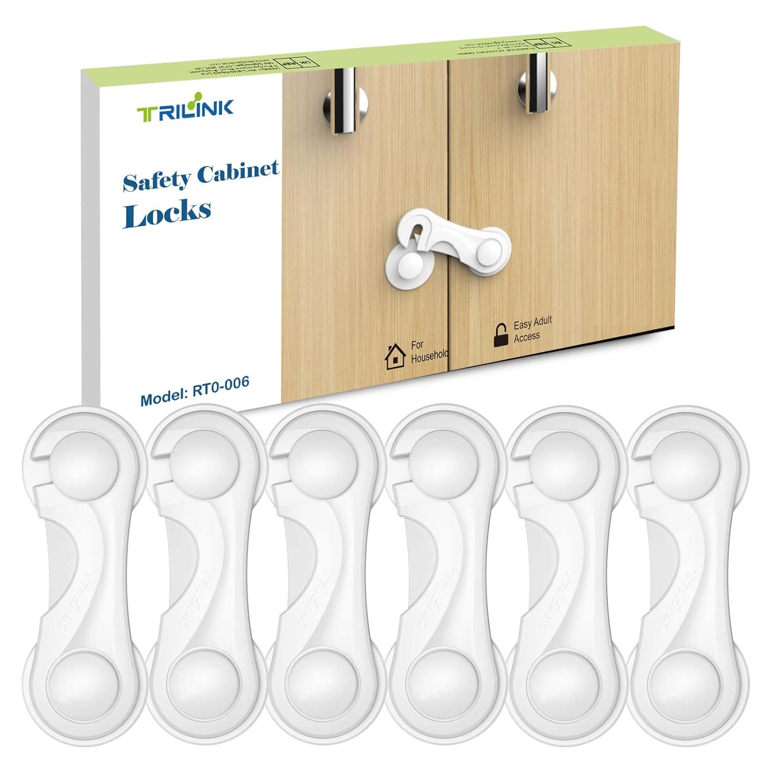 Cerraduras de Seguridad para Bebés TRILINK 6 Paquete