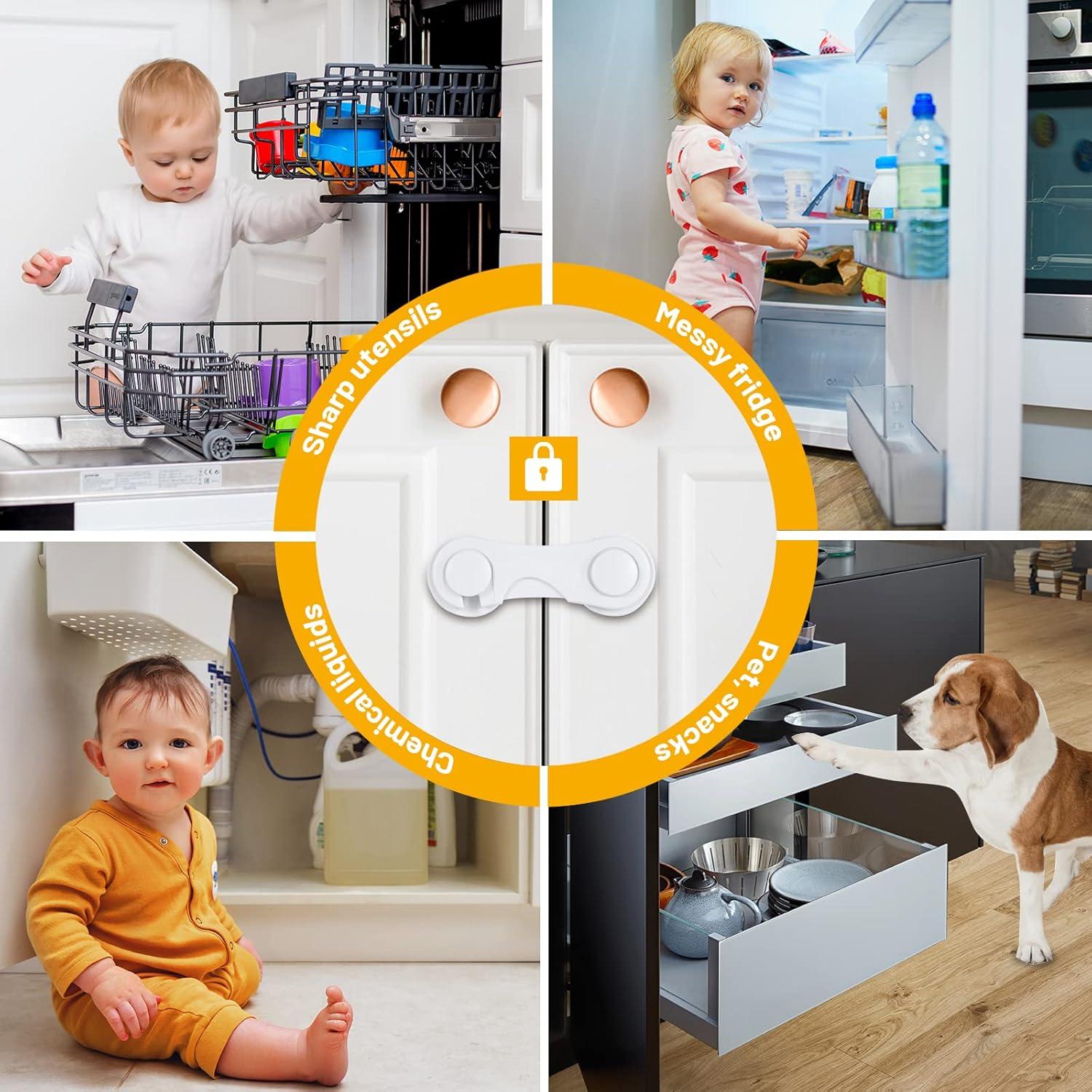 Cerraduras de Seguridad para Bebés TRILINK 6 Paquete