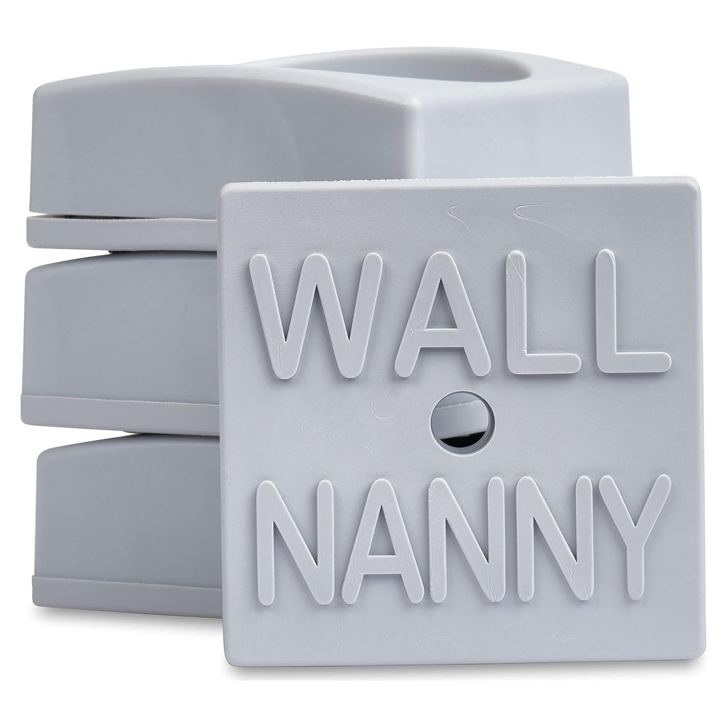 Wall Nanny Mini - Protector de Pared para Puertas Bebé Gris
