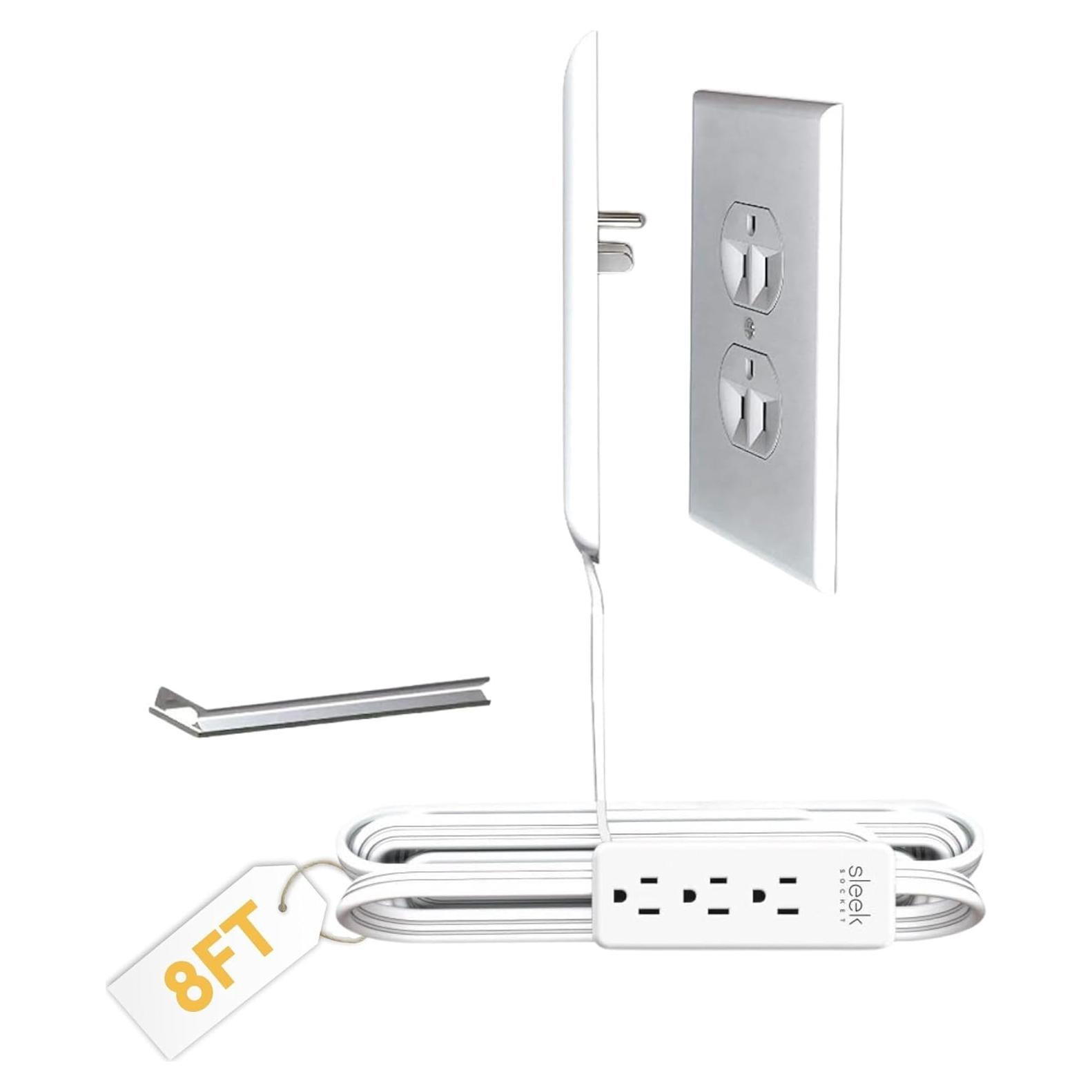 Cubre Enchufes Invertidos Sleek Socket 3 Enchufes Seguridad