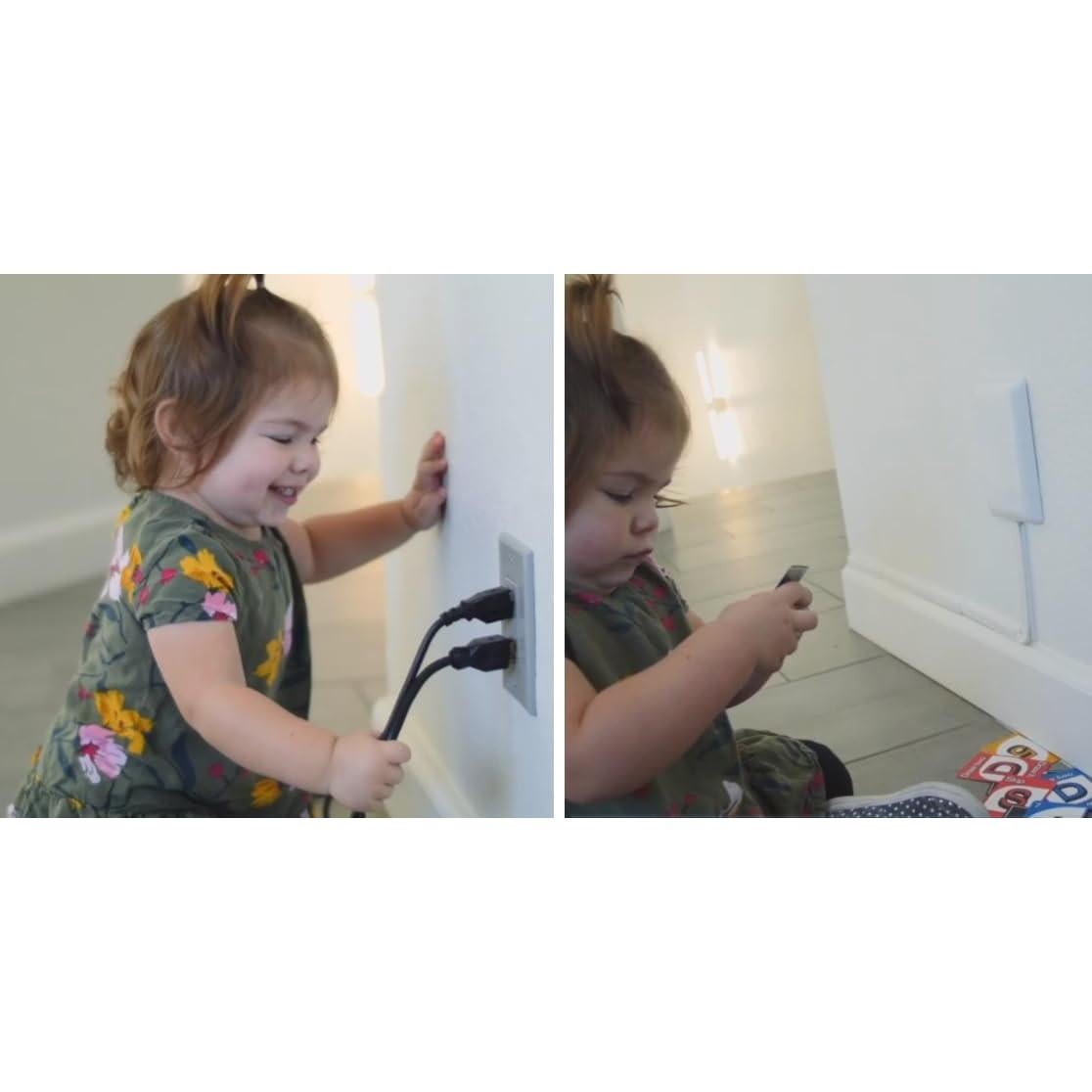 Cubre Enchufes Invertidos Sleek Socket 3 Enchufes Seguridad