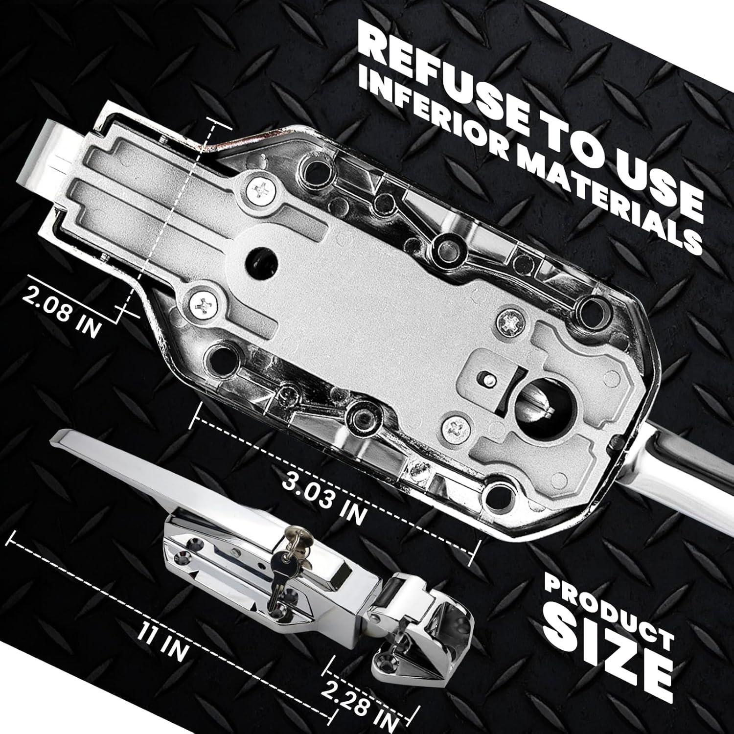 Mango de puerta Preruner para enfriador 15.01 cm ajustable