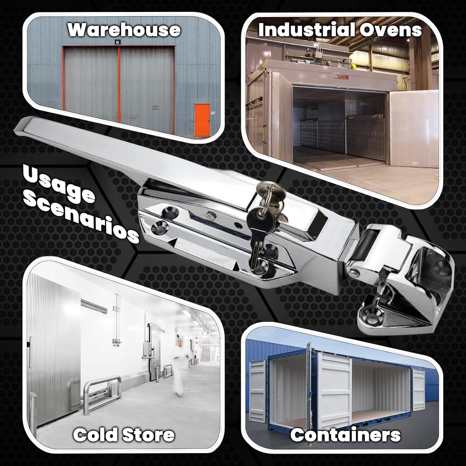 Mango de puerta Preruner para enfriador 15.01 cm ajustable