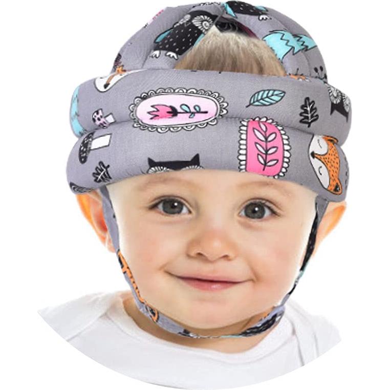 Casco TORASO para Bebé - Gorro Amortiguador Gris