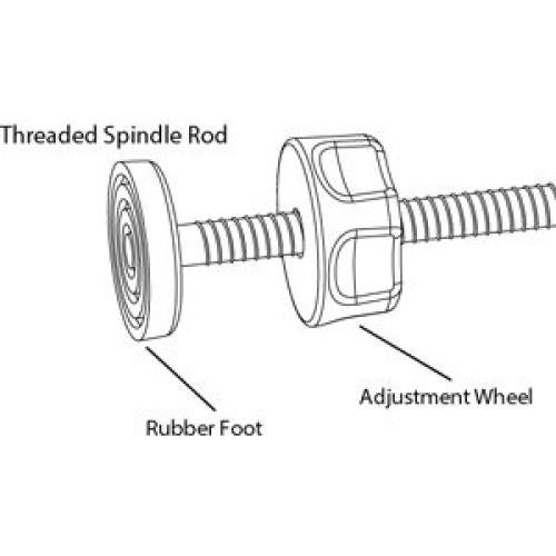 Paquete de 4 Varillas M8 de 12 CM para Puertas de Bebé