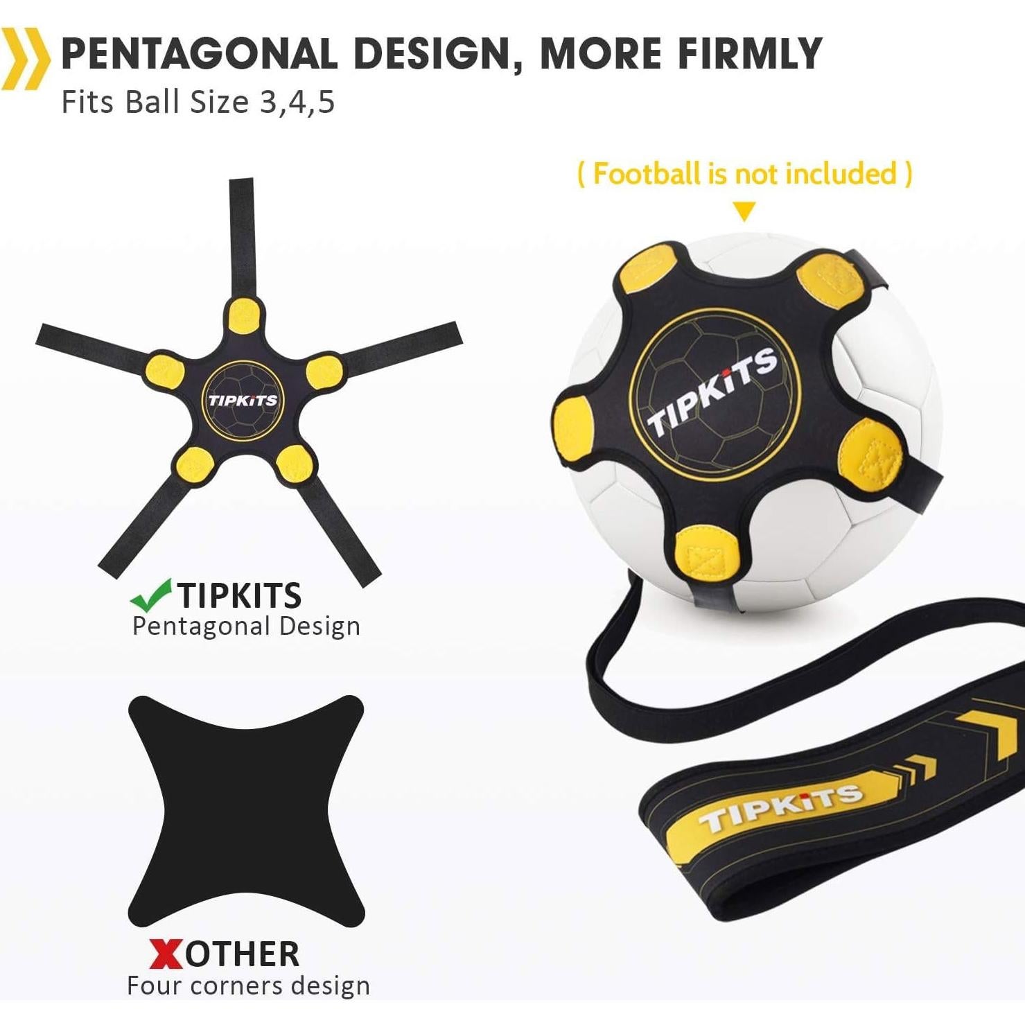Cinturón Entrenador de Fútbol TIPKITS para Niños y Adultos