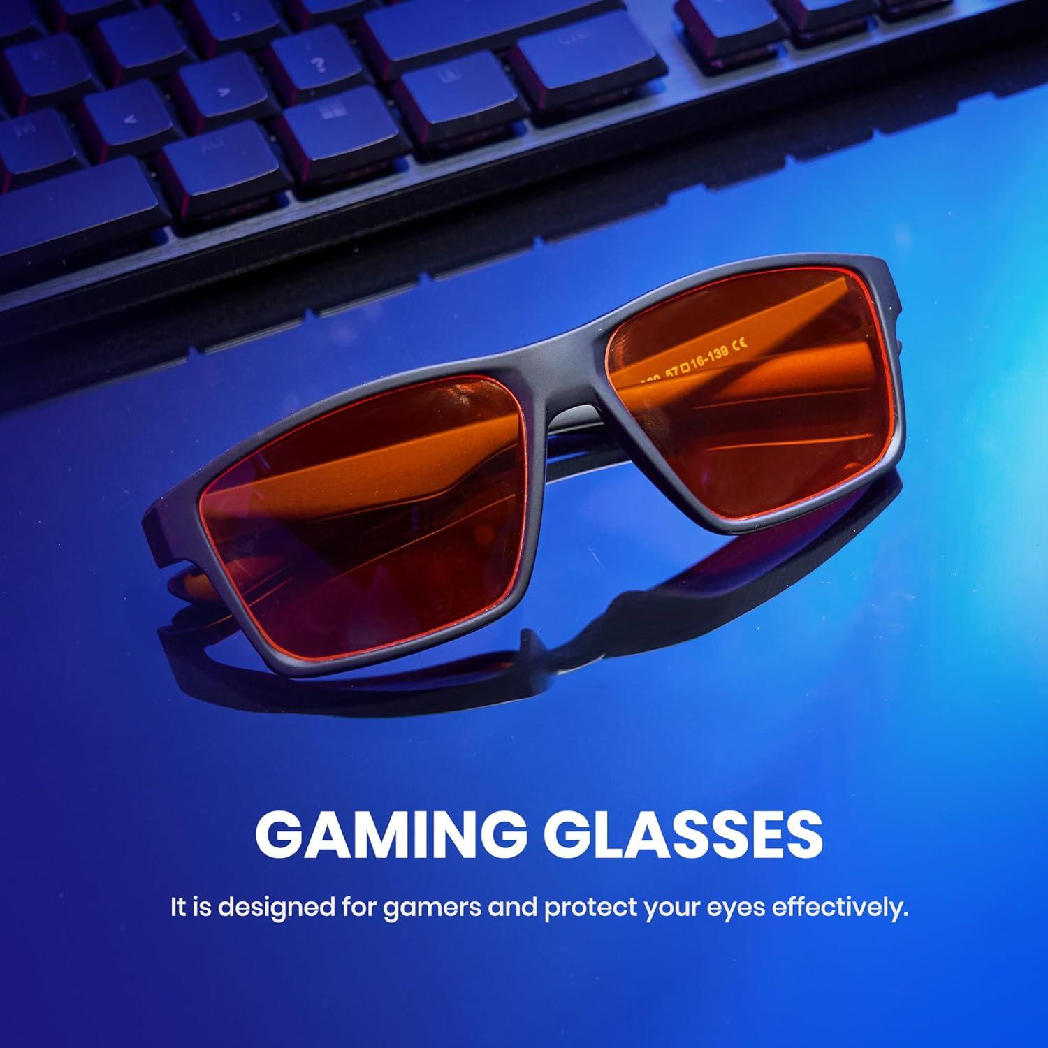 Gafas de Juego Cyxus 8303 con Lentes Anti Luz Azul y UV400