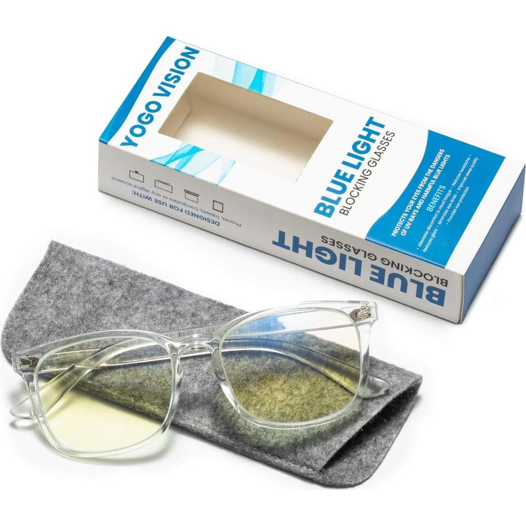 Gafas bloqueadoras de luz azul Yogo Vision - Paquete de 2
