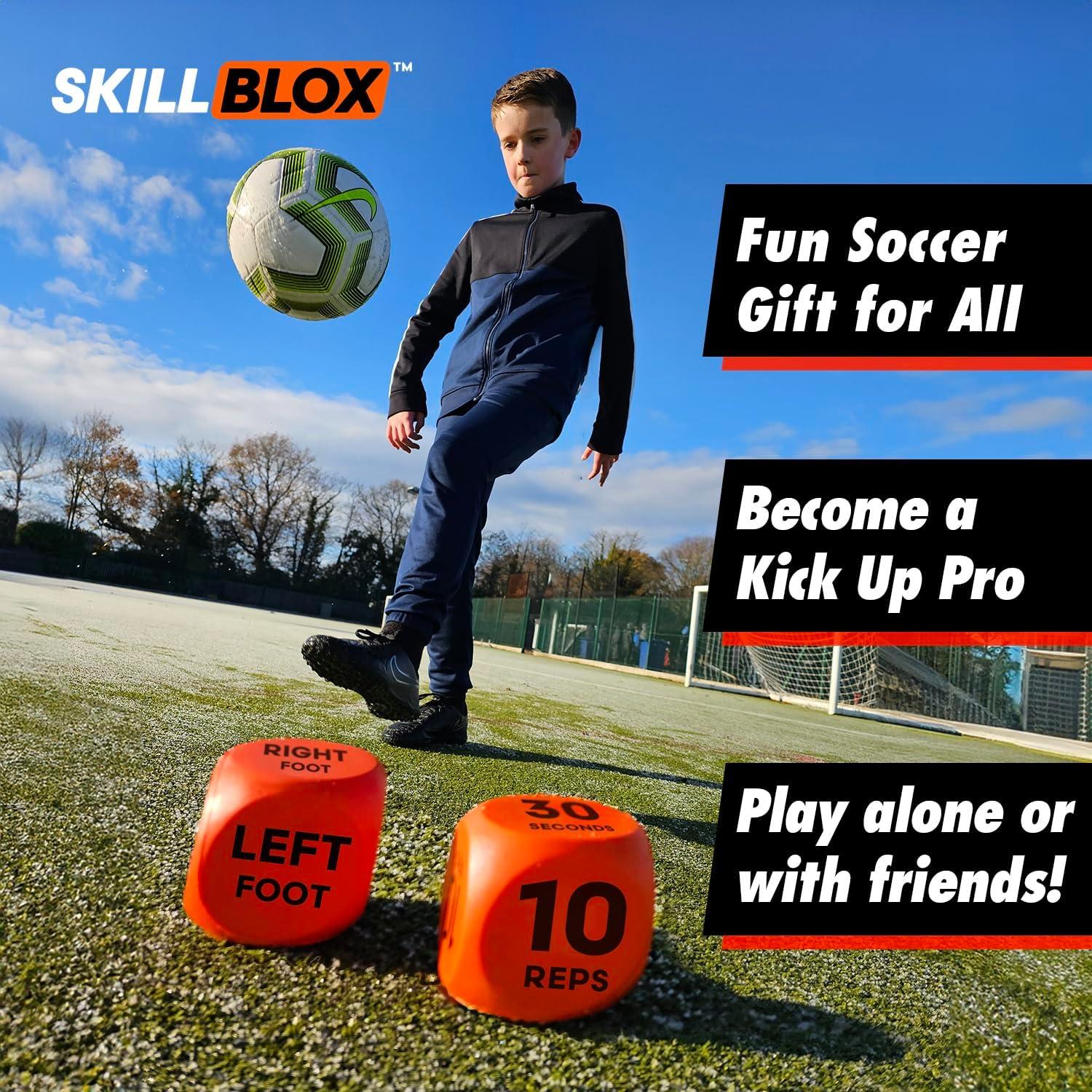 Dados de Entrenamiento de Fútbol SKILL BLOX - 2 Piezas