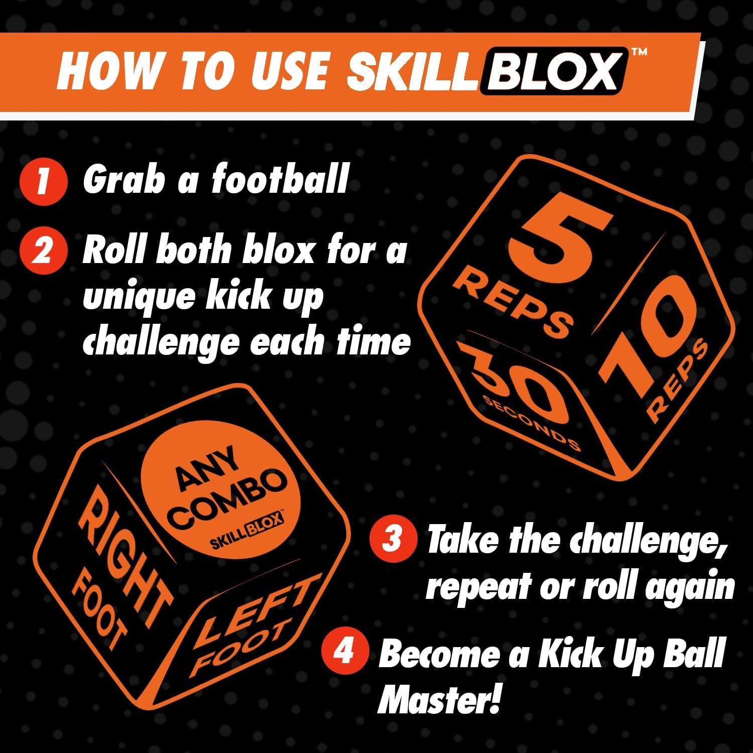Dados de Entrenamiento de Fútbol SKILL BLOX - 2 Piezas