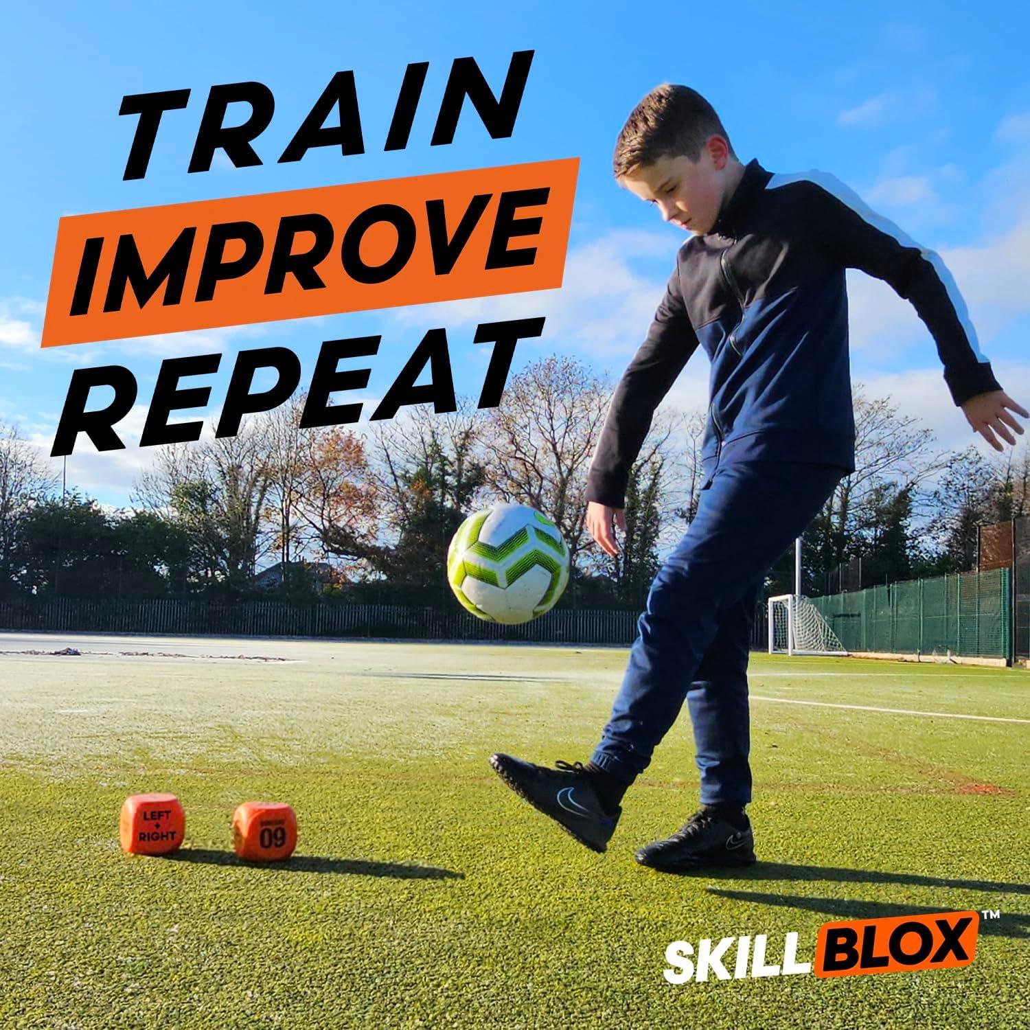 Dados de Entrenamiento de Fútbol SKILL BLOX - 2 Piezas